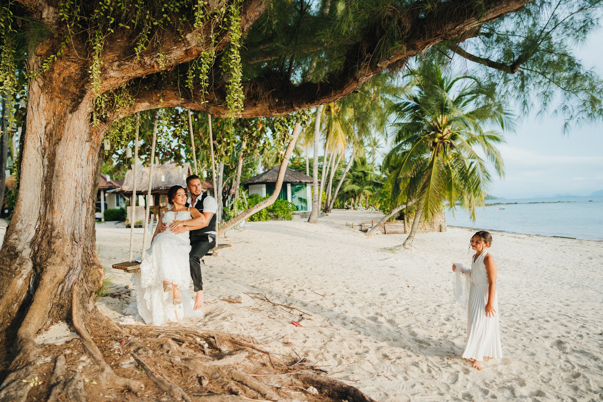 Family Beach Wedding in Koh Samui, Thailand | Just for 2 with Kids