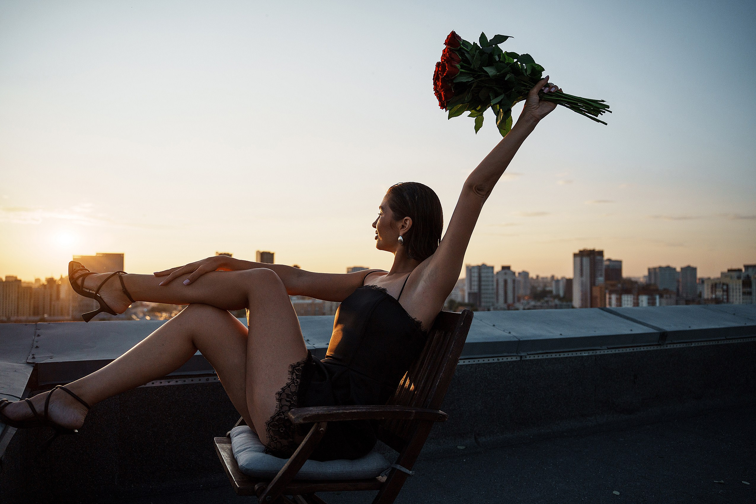 Фотосессия на Крыше Новосибирск. Фотограф Дарья Едапина Новосибирск