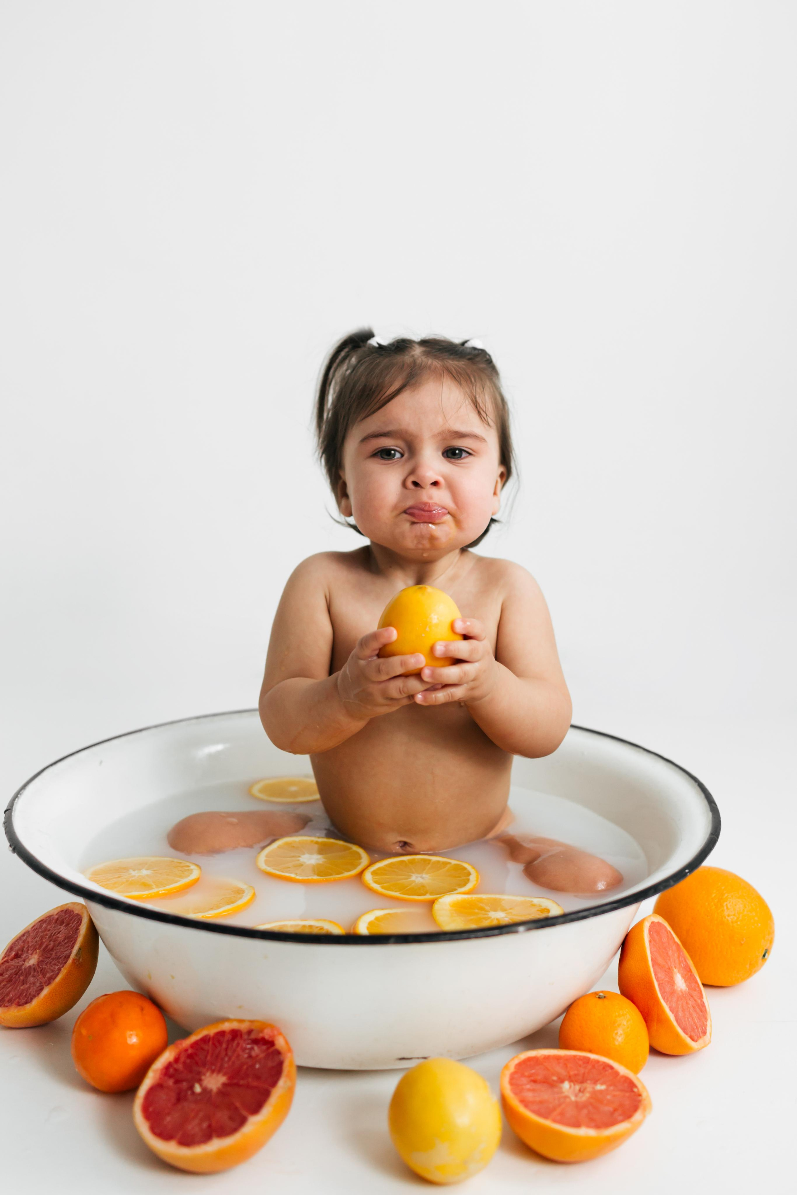 Фотосессия с фруктами