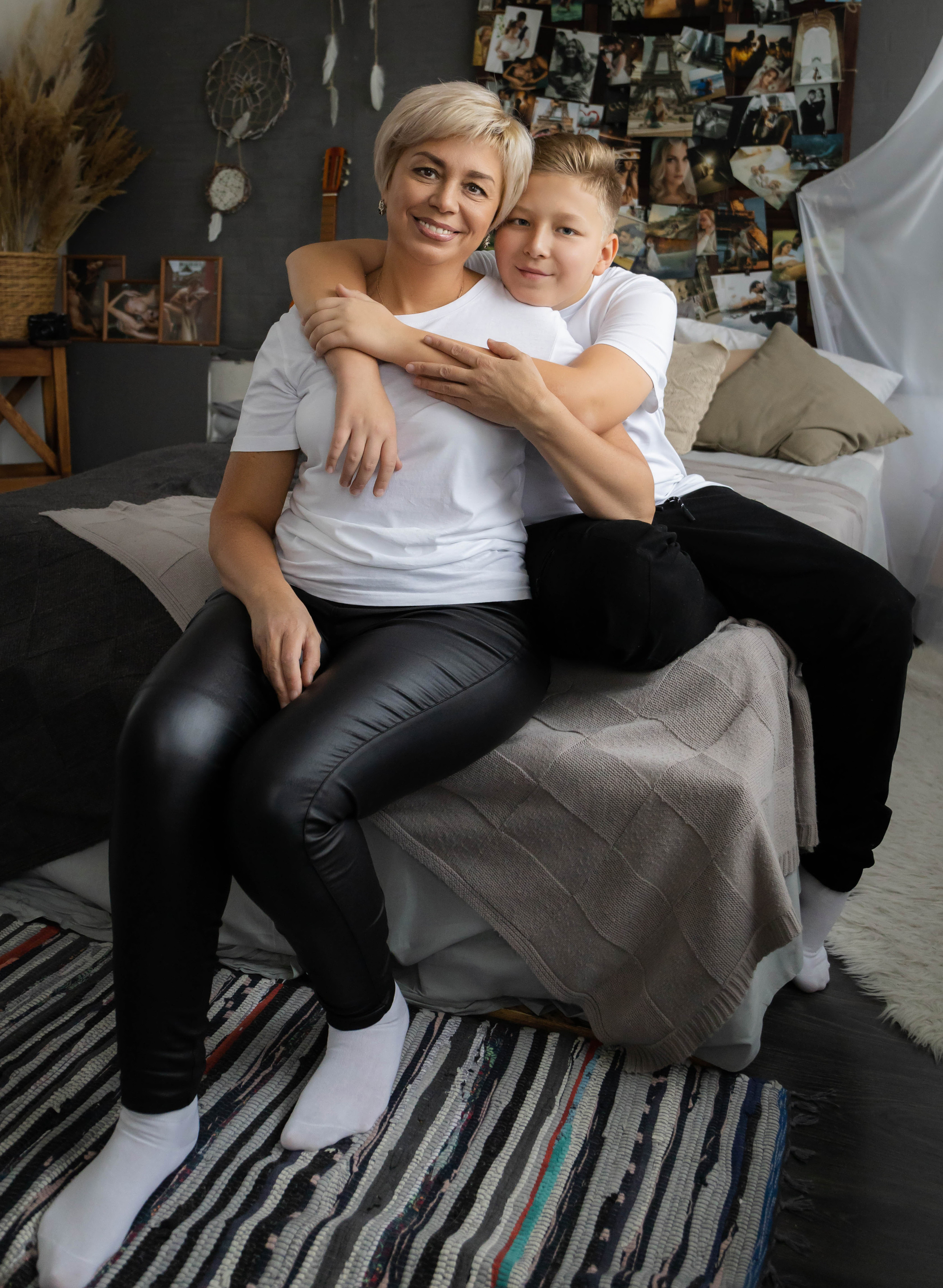 Никита с мамой