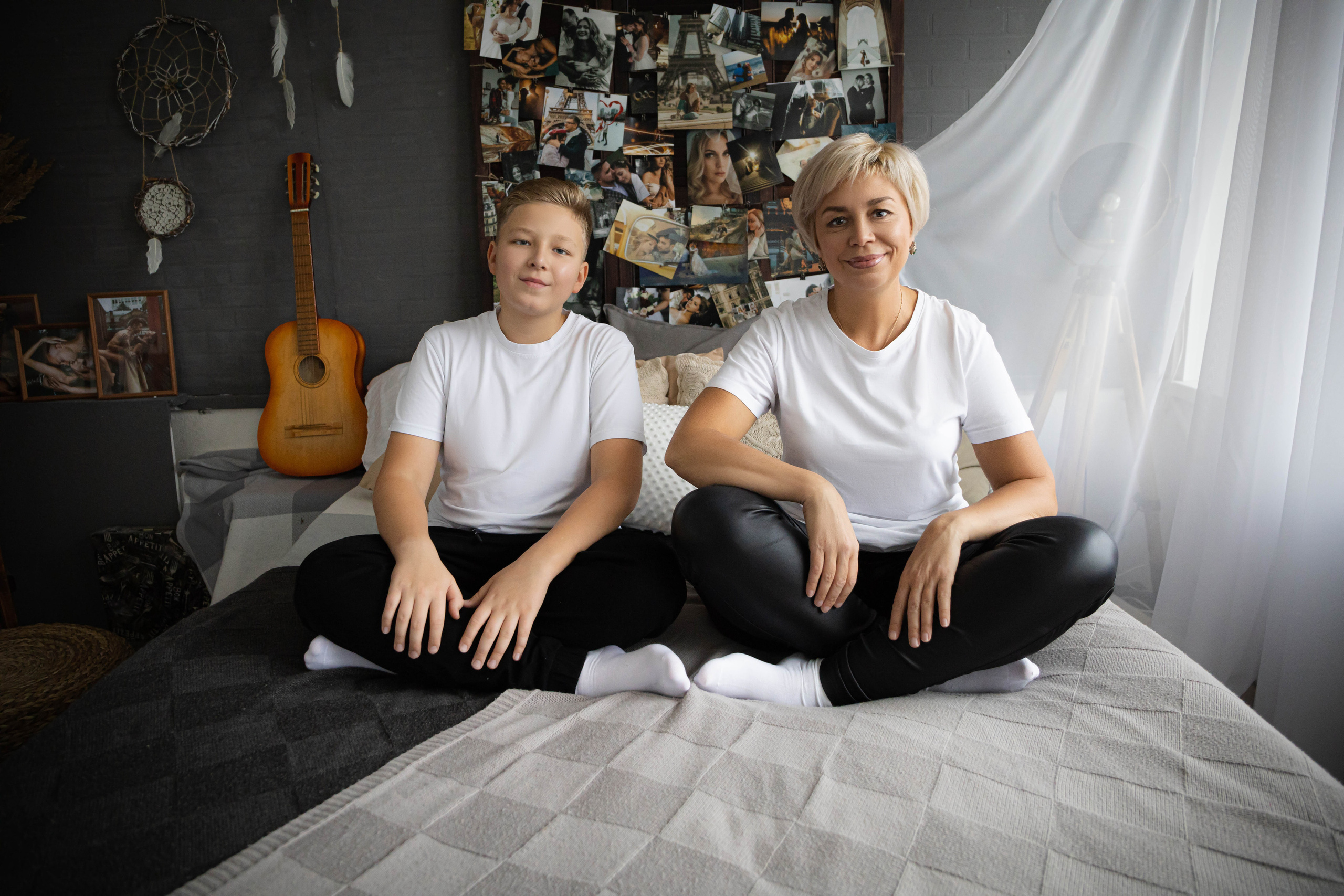 Никита с мамой