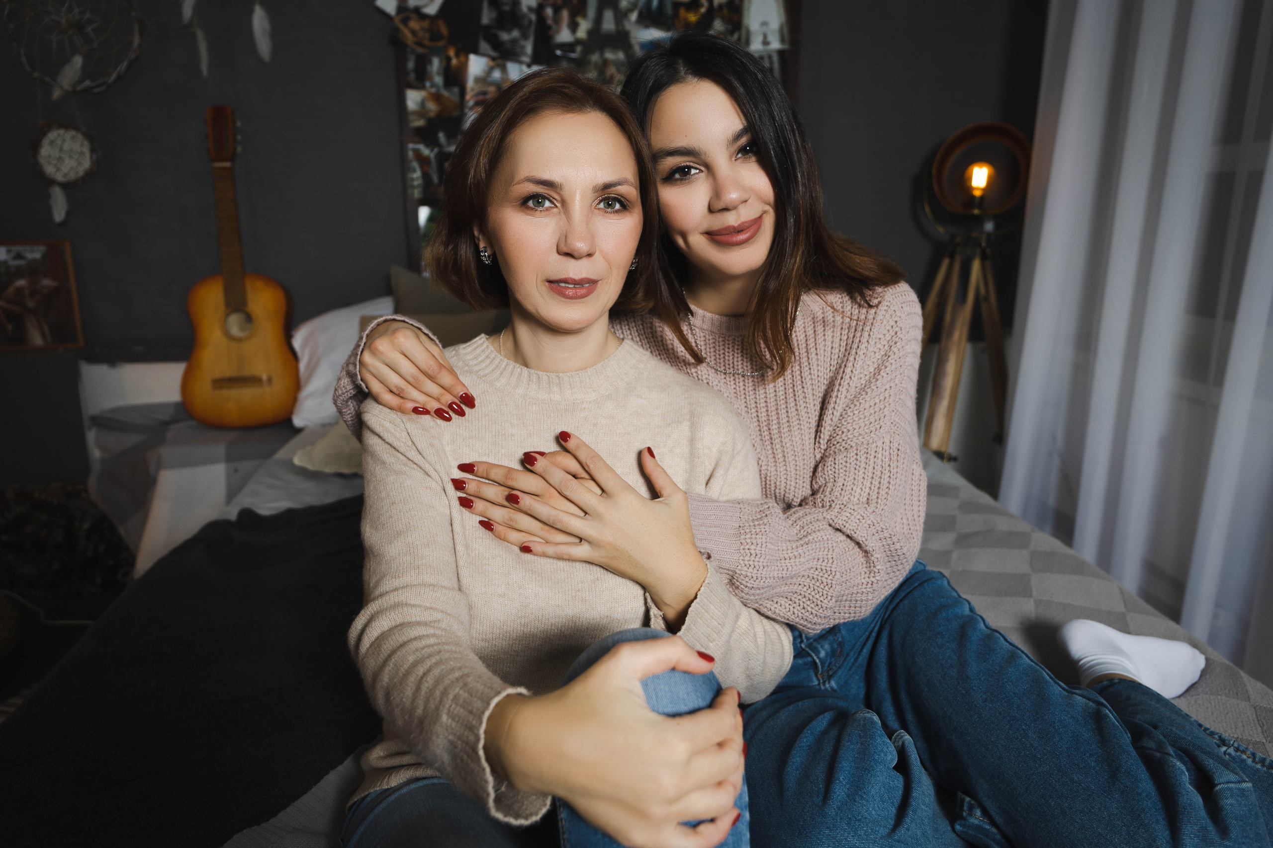 Анна с мамой