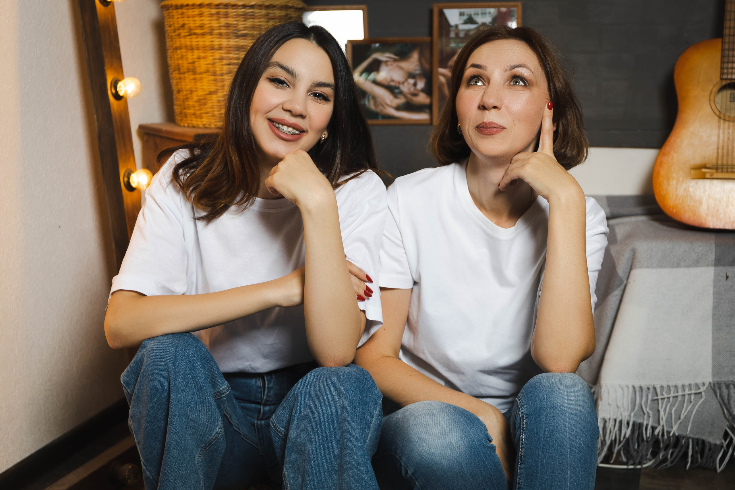 Анна с мамой