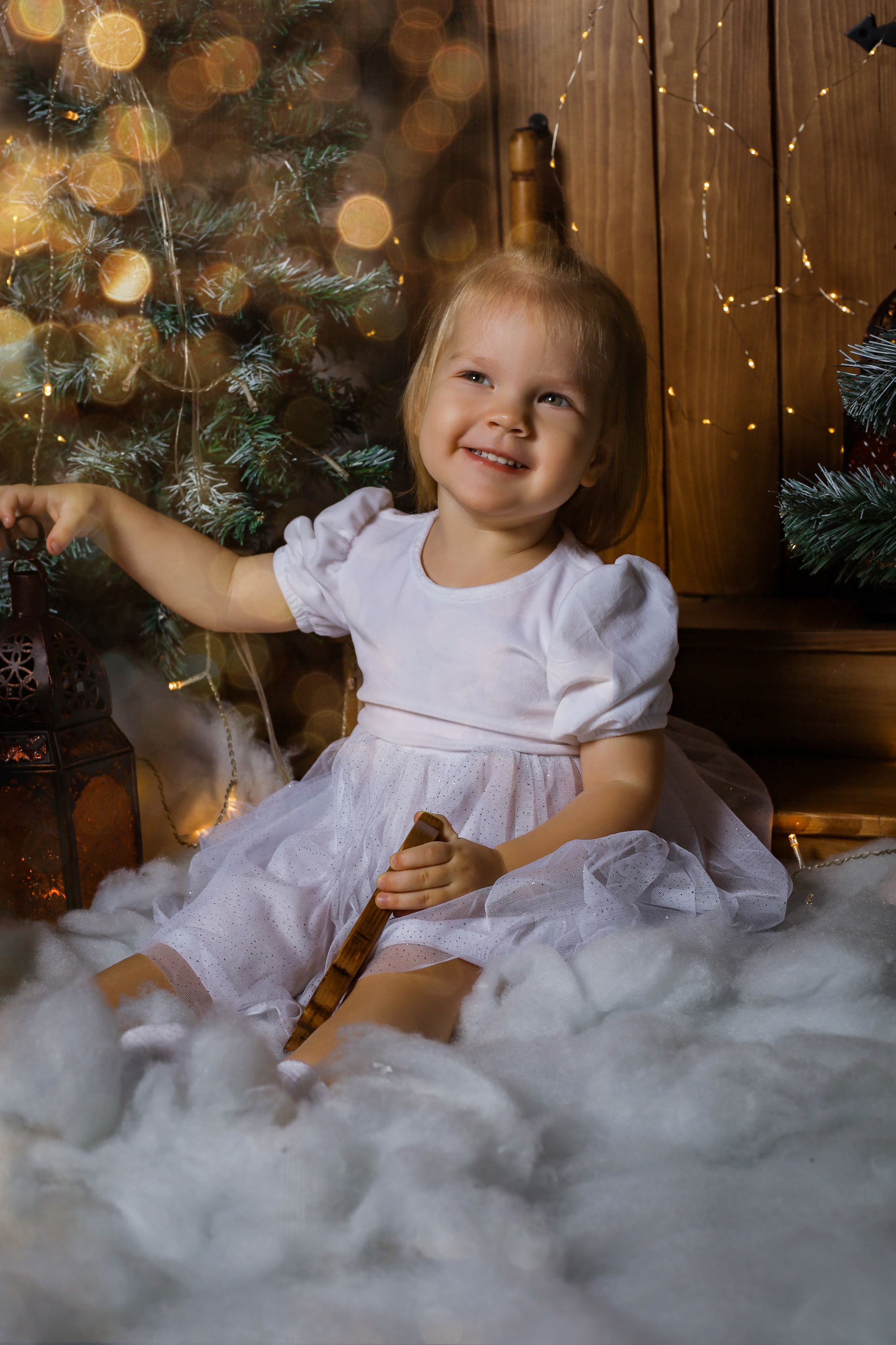 Инна с семьей. Новогодняя 2022