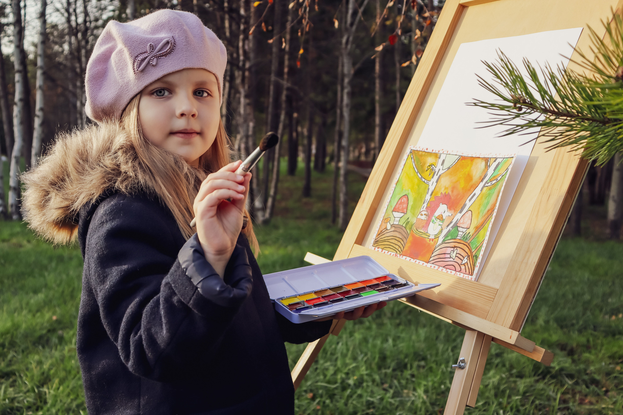 Юнные художницы