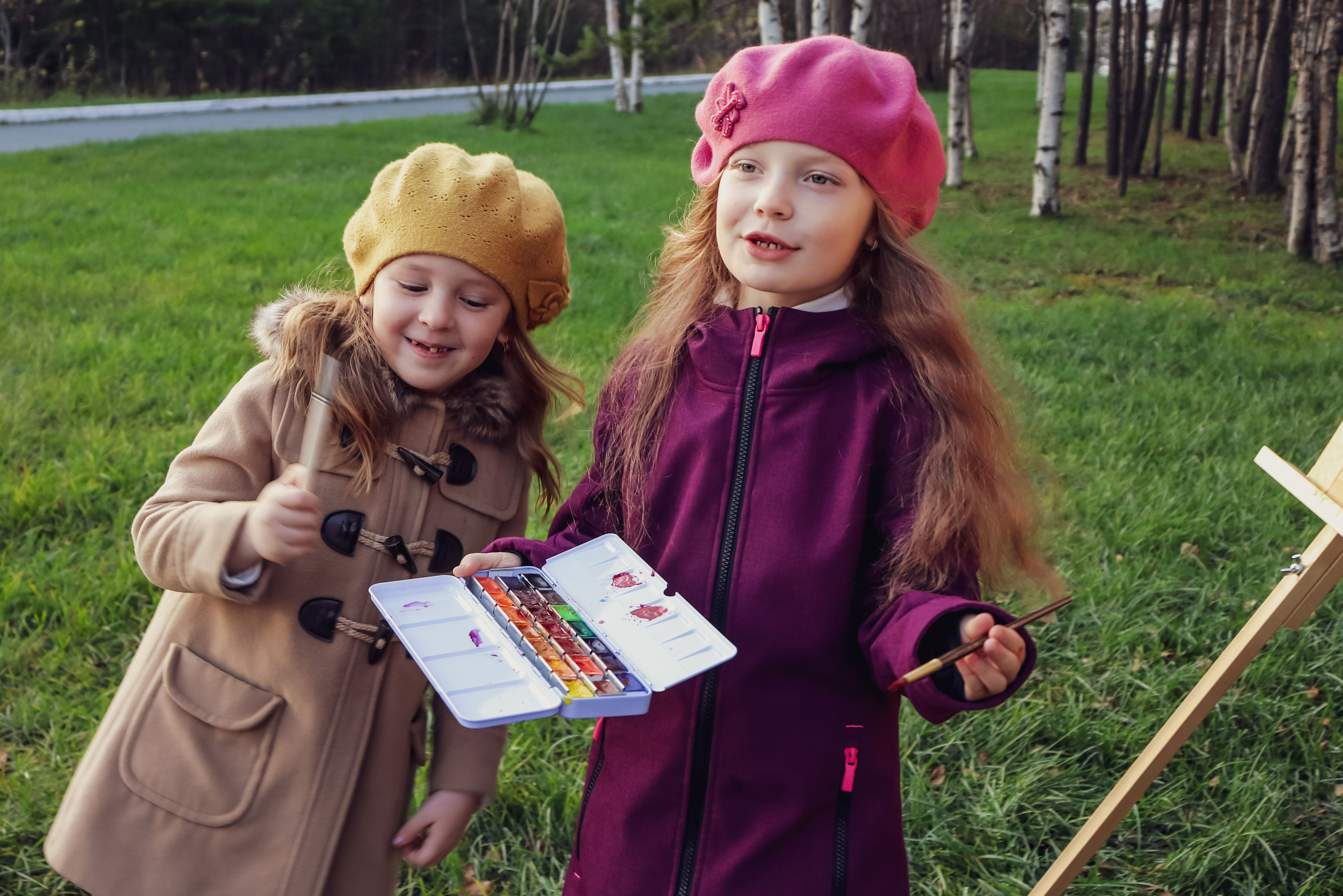 Юнные художницы