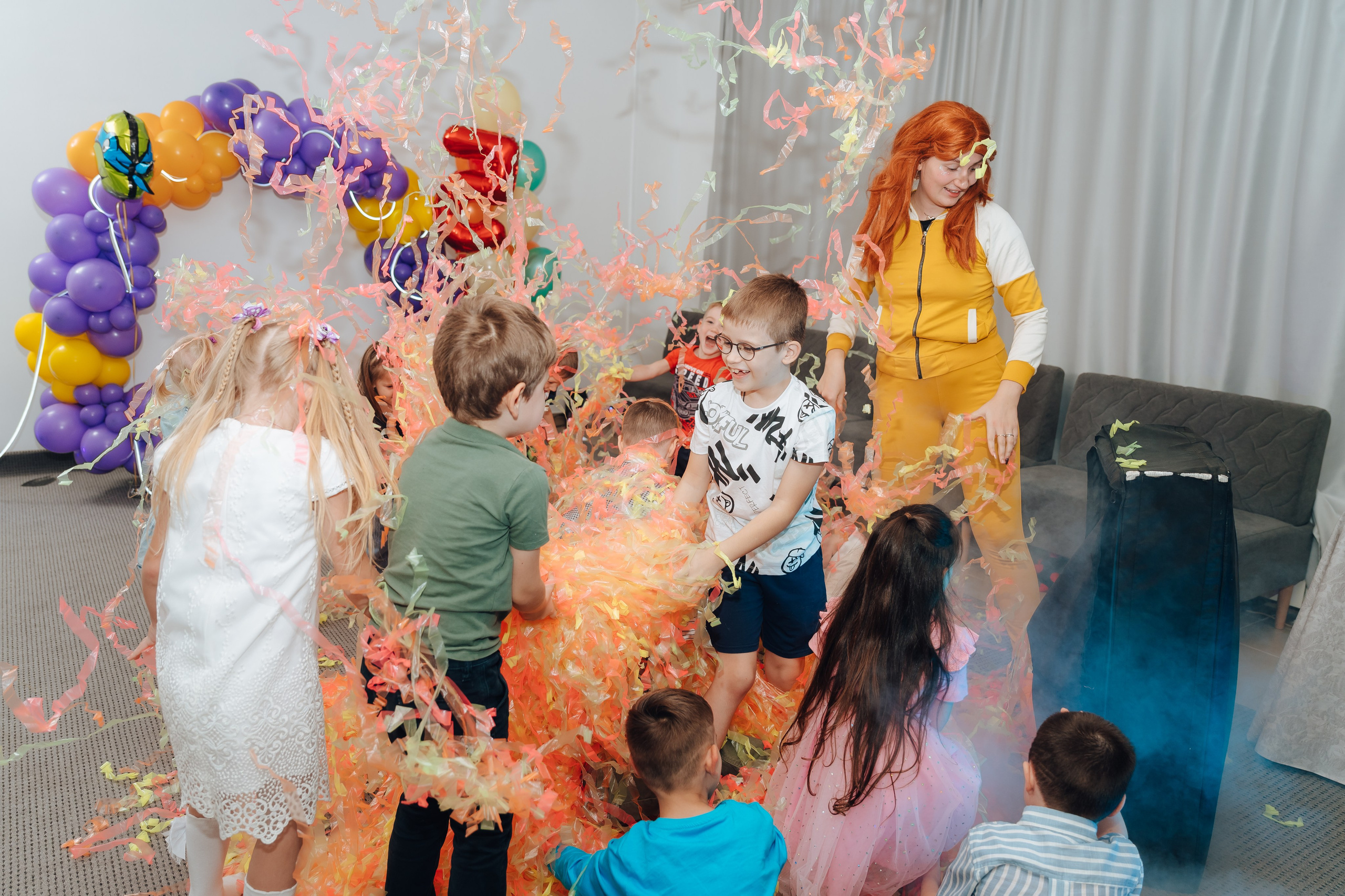 Праздник Матвея Мультифокс. Детский и семейный фотограф Катерина Мишина