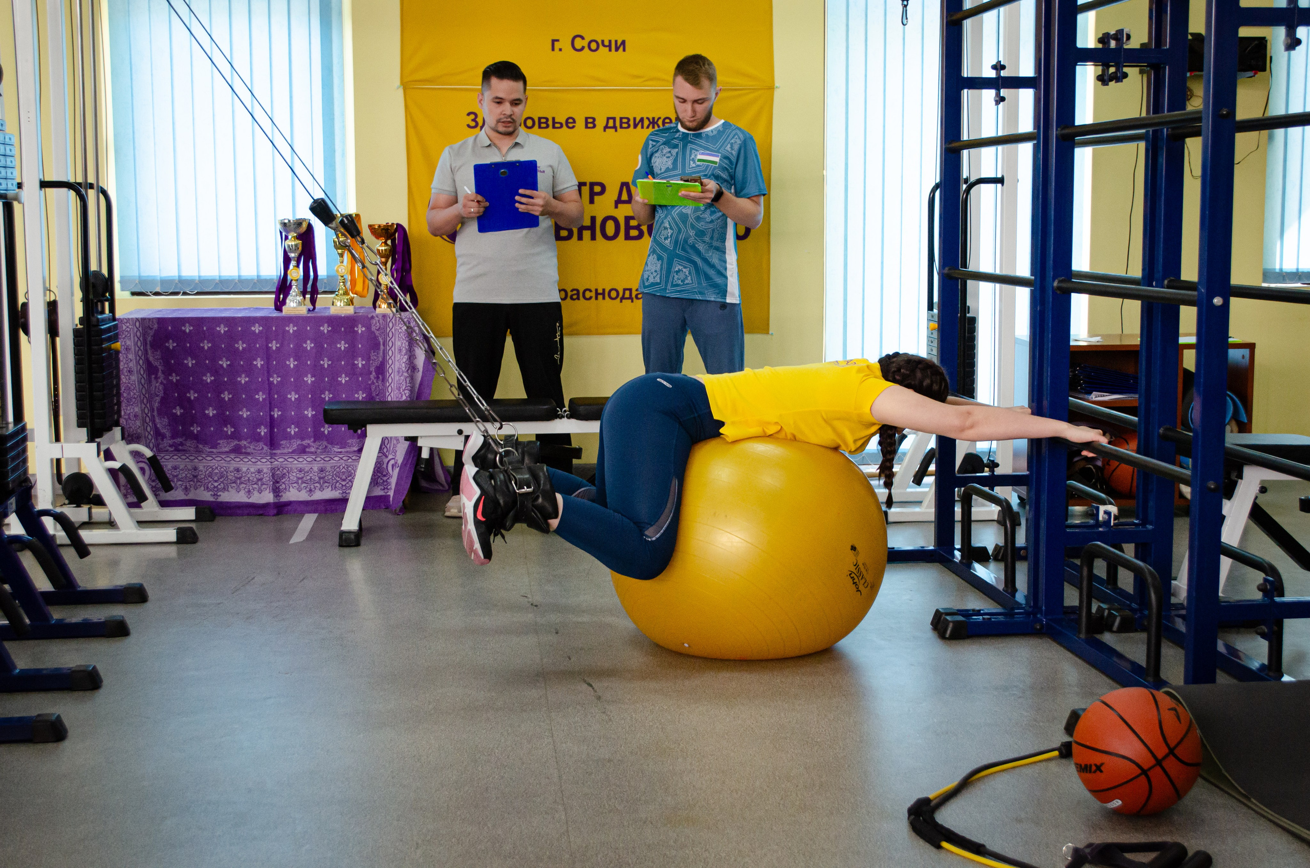 Медицинское спортивное мероприятие. Фотограф