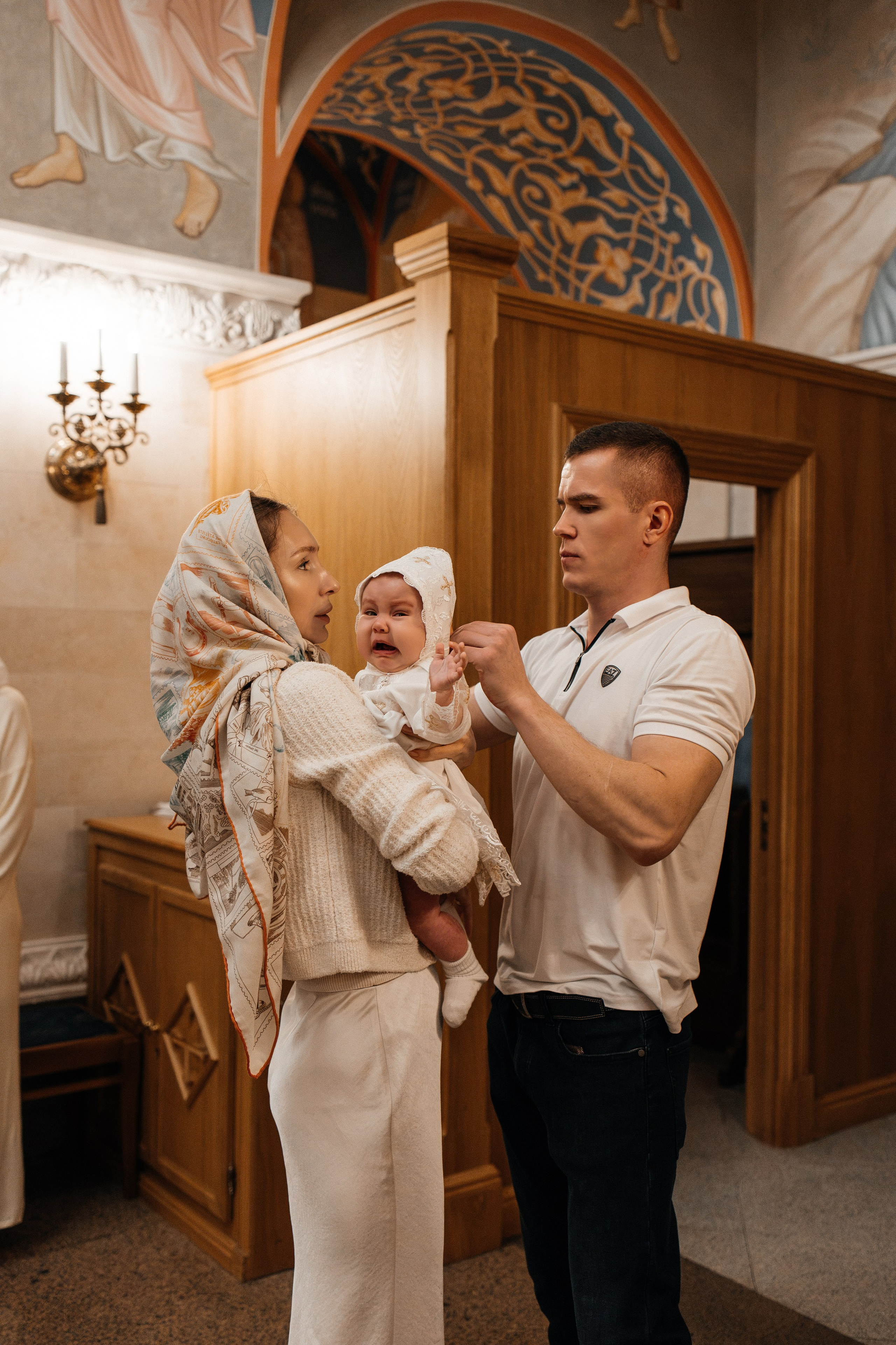 Крещение Анны. Семейный фотограф в Москве Алина Киблина