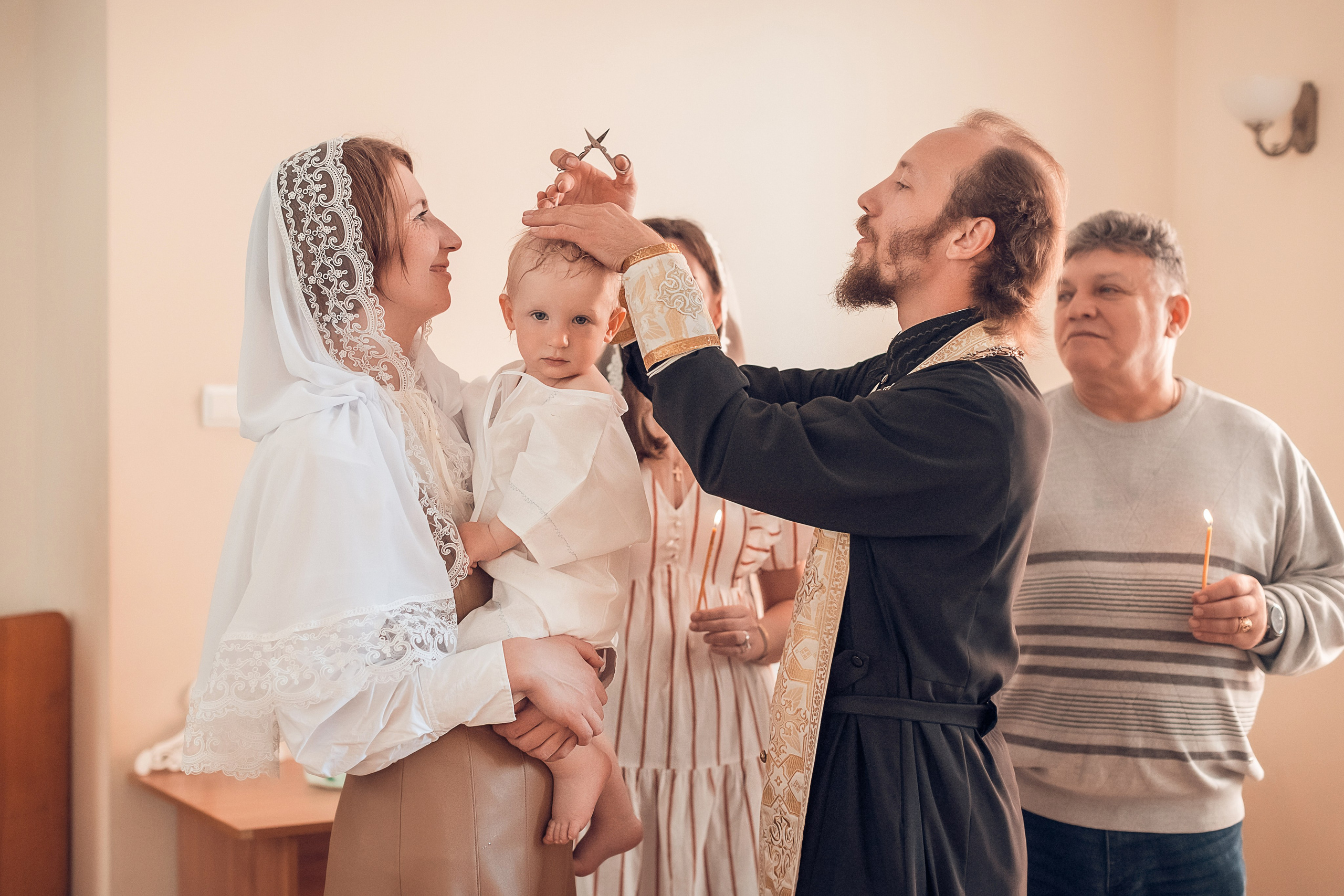 Таинство Крещение Фёдора в Казанском храме. Главная