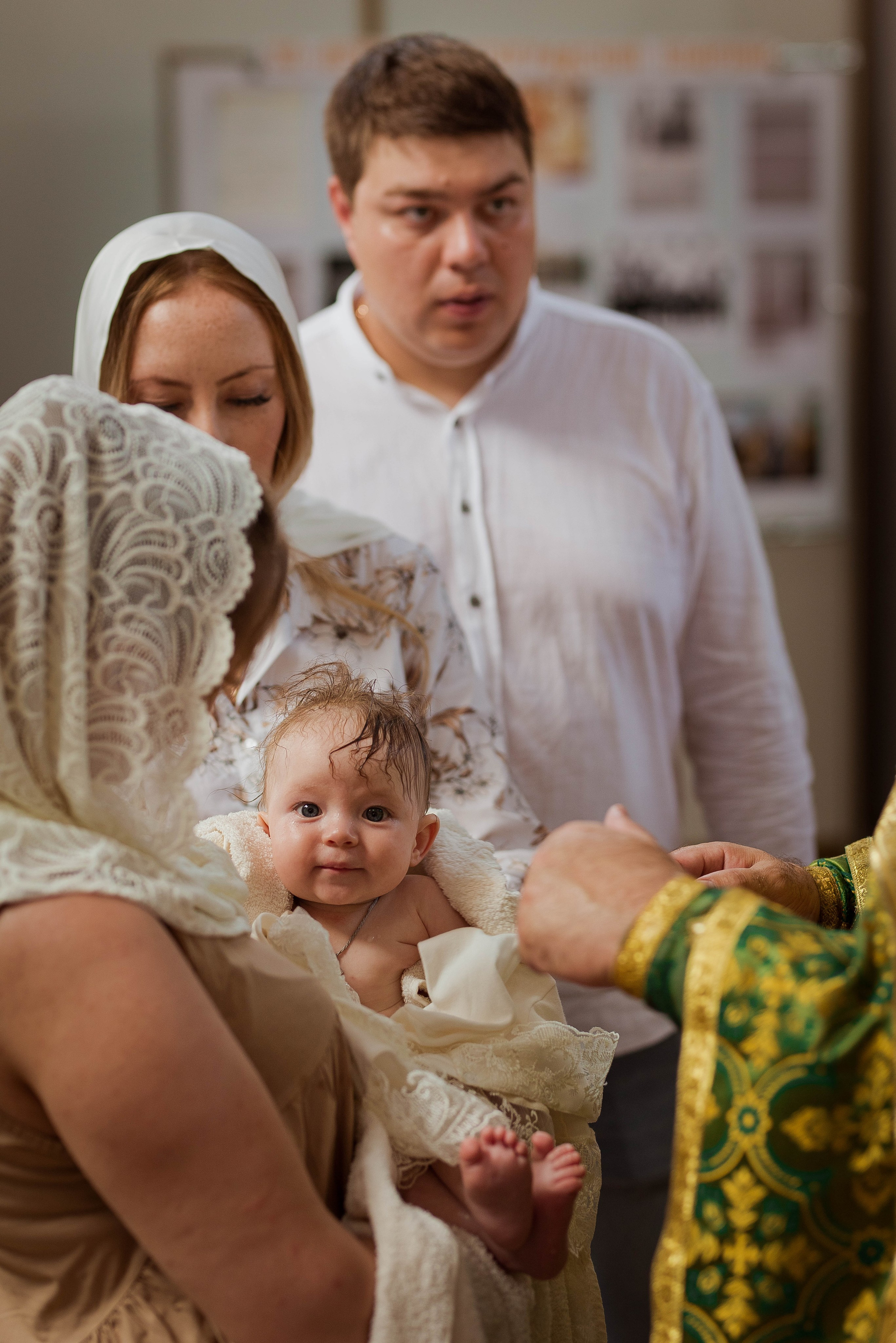 Крещение Варвары. Свадебный и семейный фотограф Яна Стражева. Волгоград, Москва