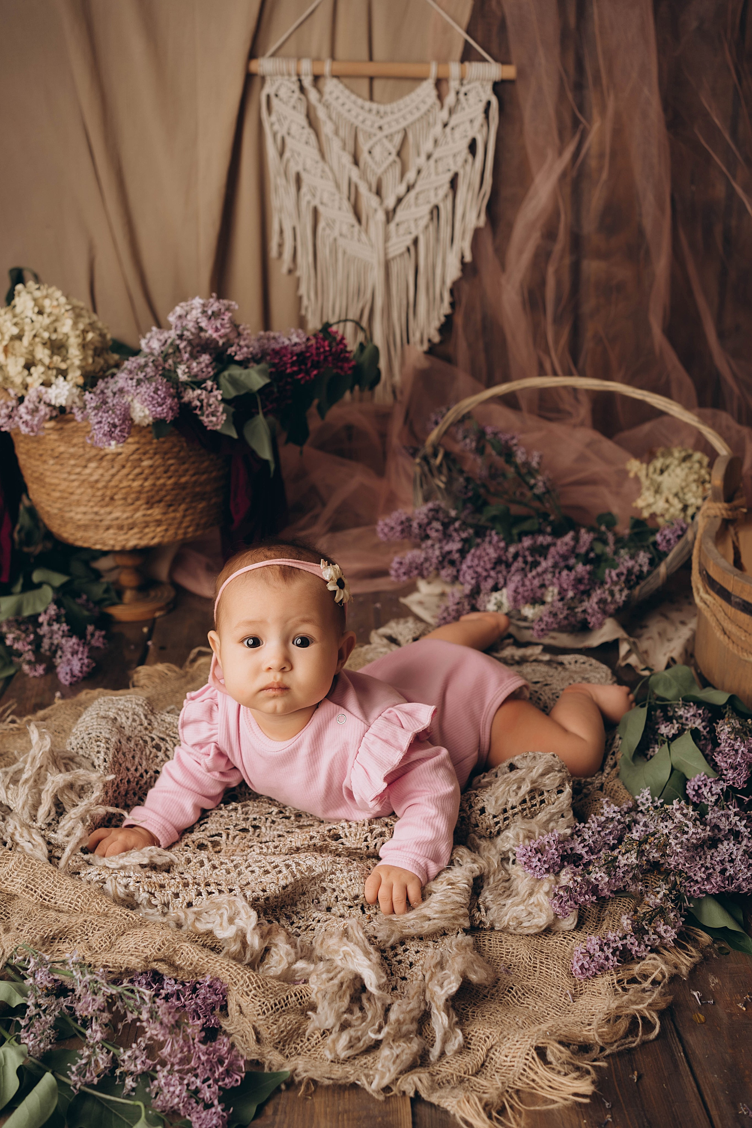 Сиреневый фотопроект. Семейный и детский фотограф новорожденных Ульяновск