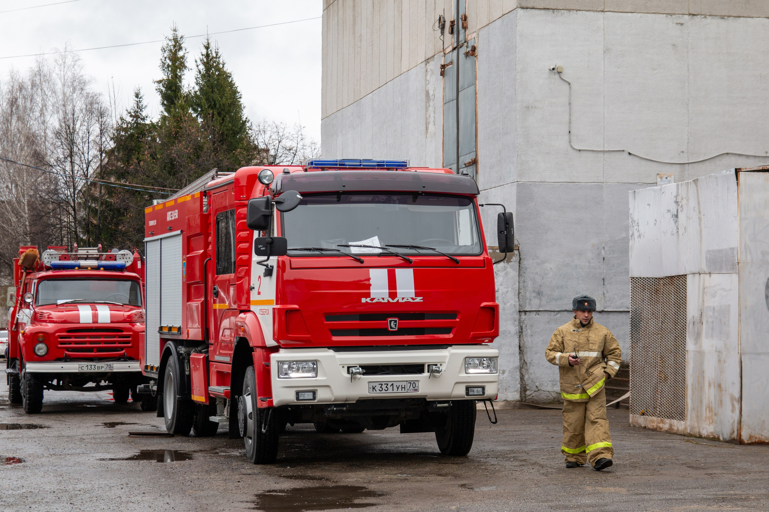 Репортаж «Пожарная тренировка». Ваш фотограф Северск | Томск
