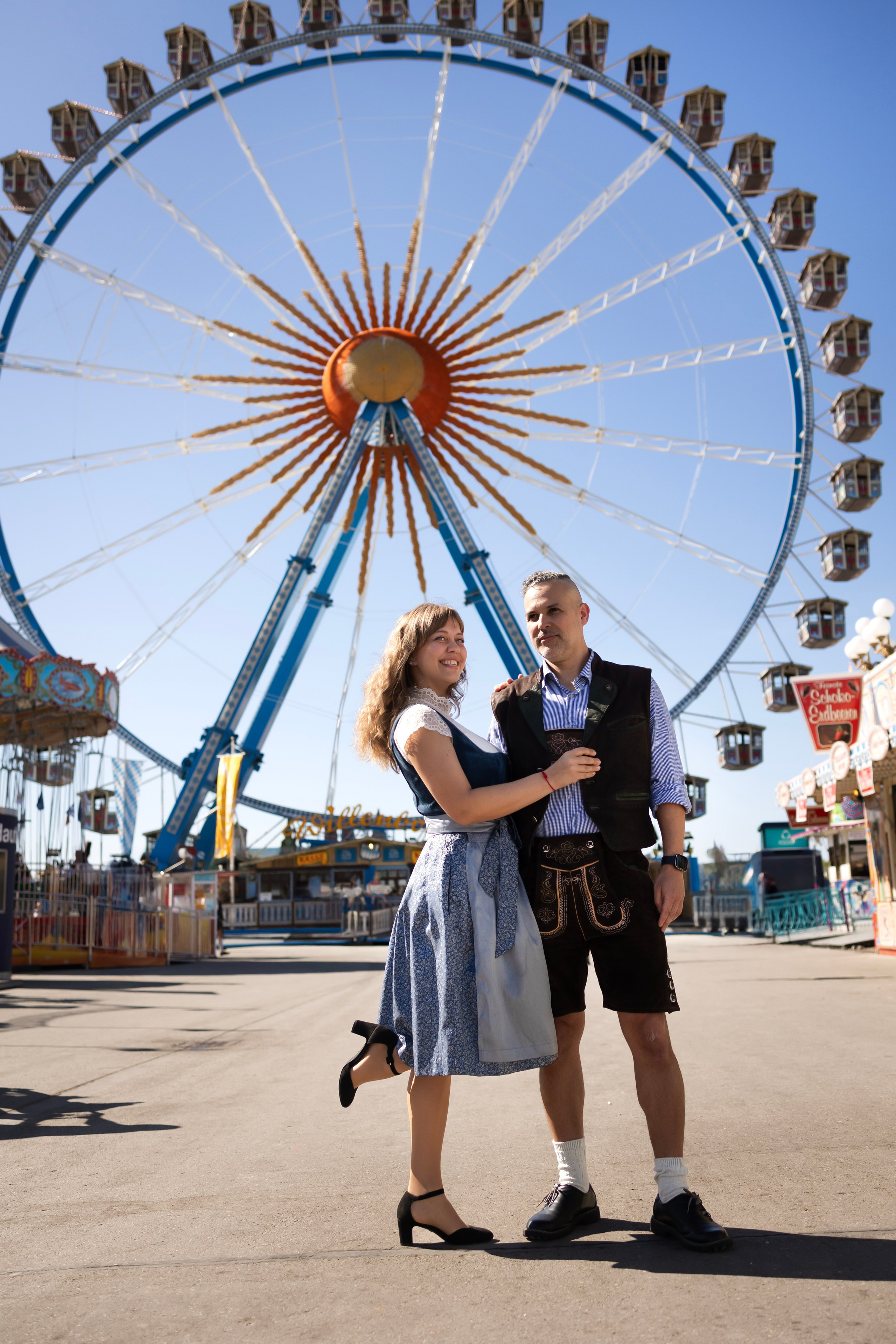 Frühlingsfest. Photographer in Munich