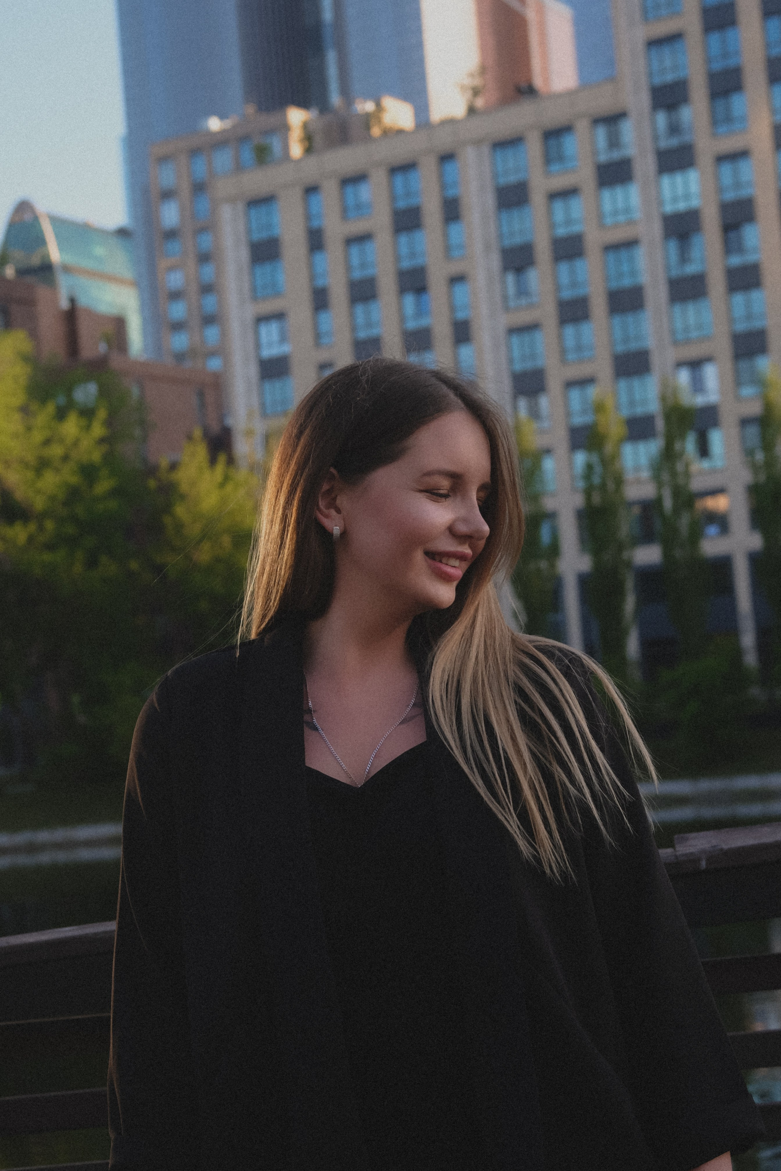 На фоне Сити. Фотограф и контентмейкер Света Лето | Москва, МО