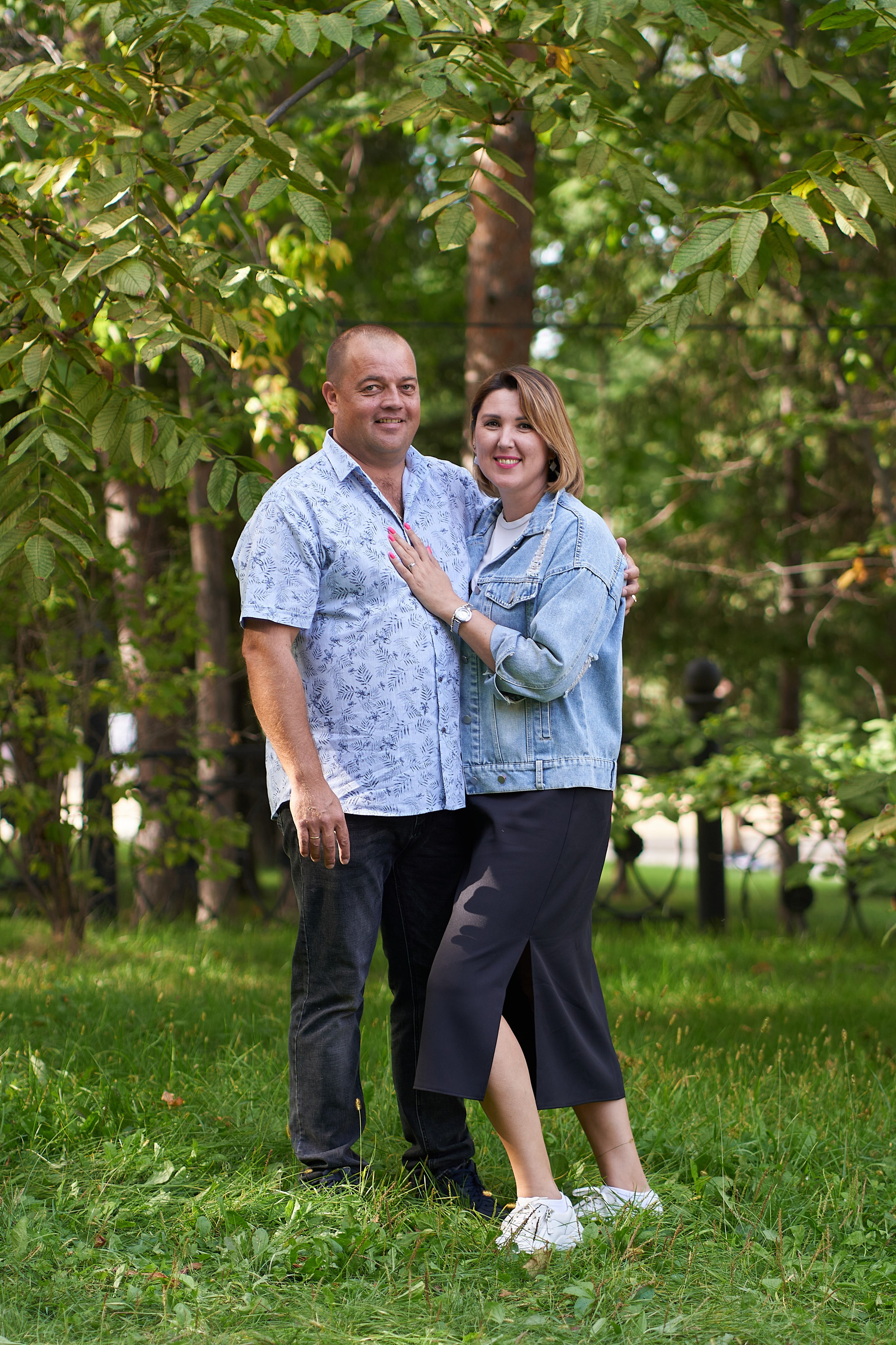 Прогулка с семьёй. Анна Катасонова