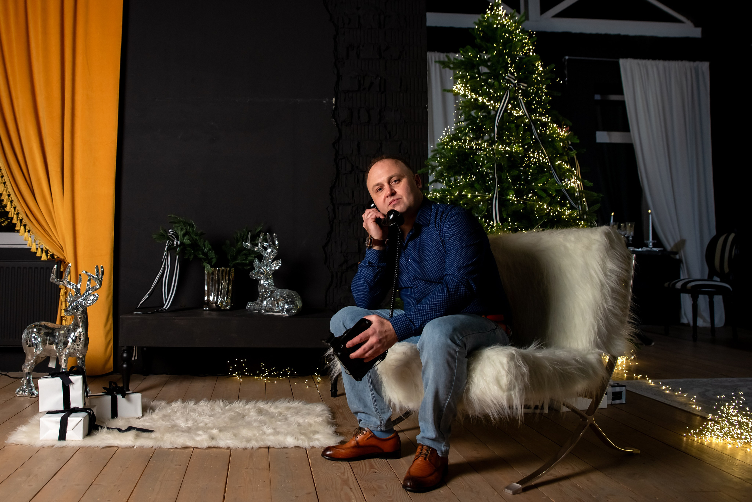 Новогодняя студийная. Фотограф Крещение Венчание Москва