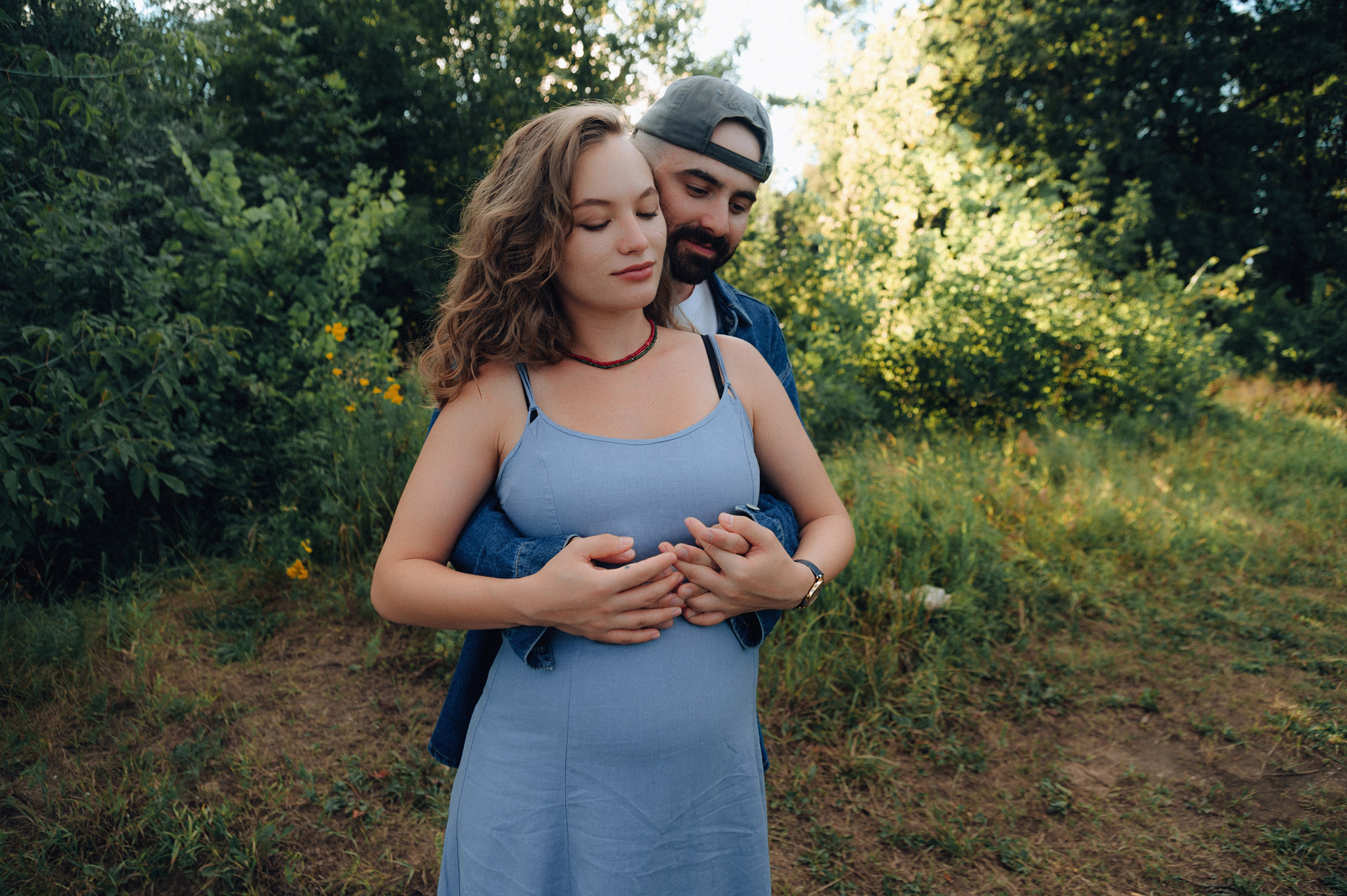 Лес.закат.Вика и Денис. Детский и семейный фотограф Катерина Мишина