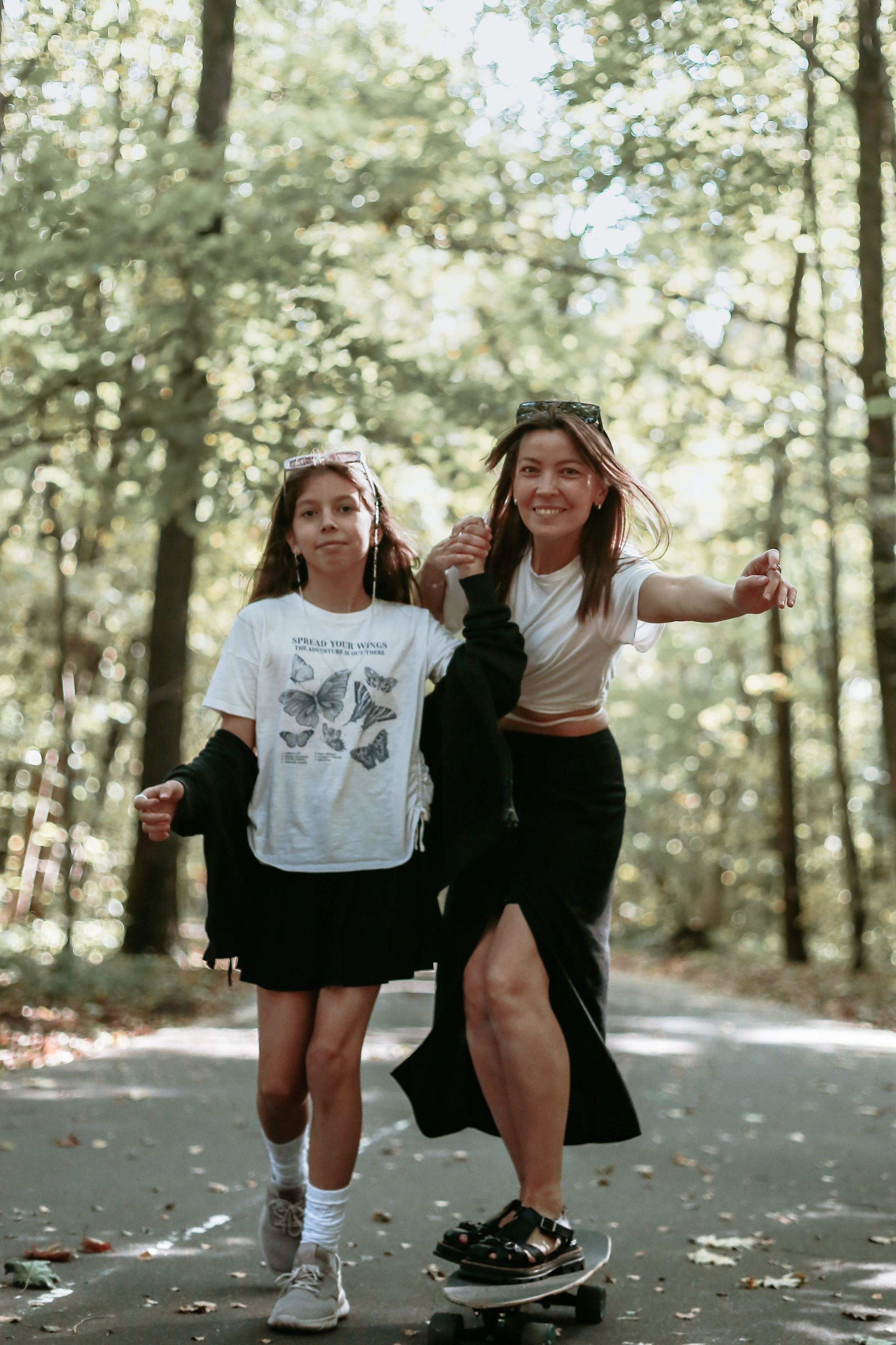 Гульшат и Агния в БотСаду. Антонина Морозова, профессиональный семейный фотограф видеограф