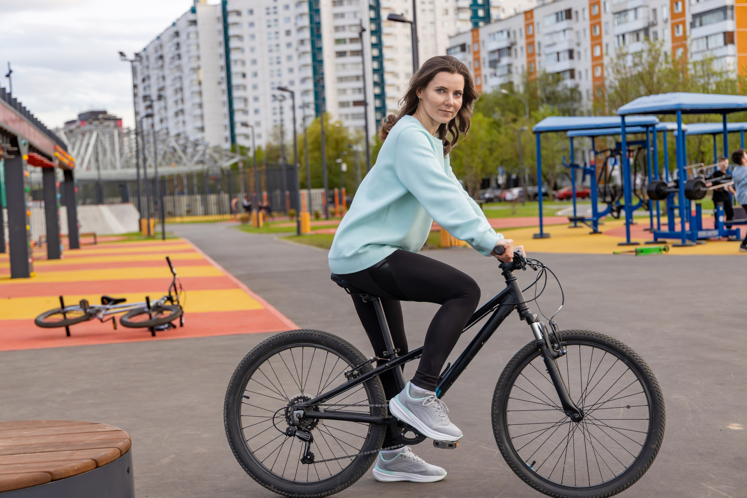 Фотосессия в стиле спорт #2 — Модель Ирина Елисеева. Репортажный, семейный и студийный фотограф в Москве Демин Алексей