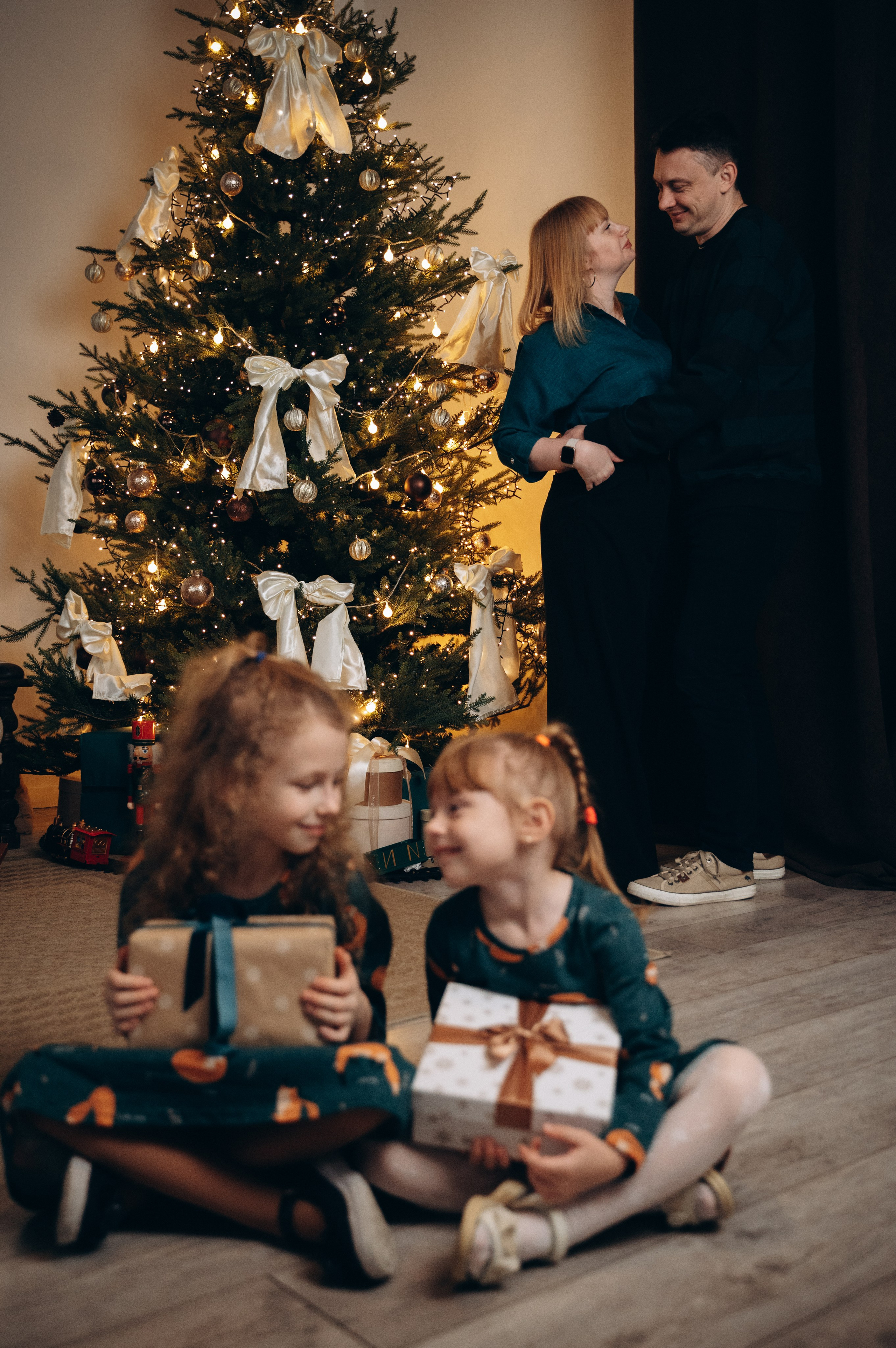 Новогодняя для Алёны семейная. Семейный фотограф в Минске Дарья Дреко