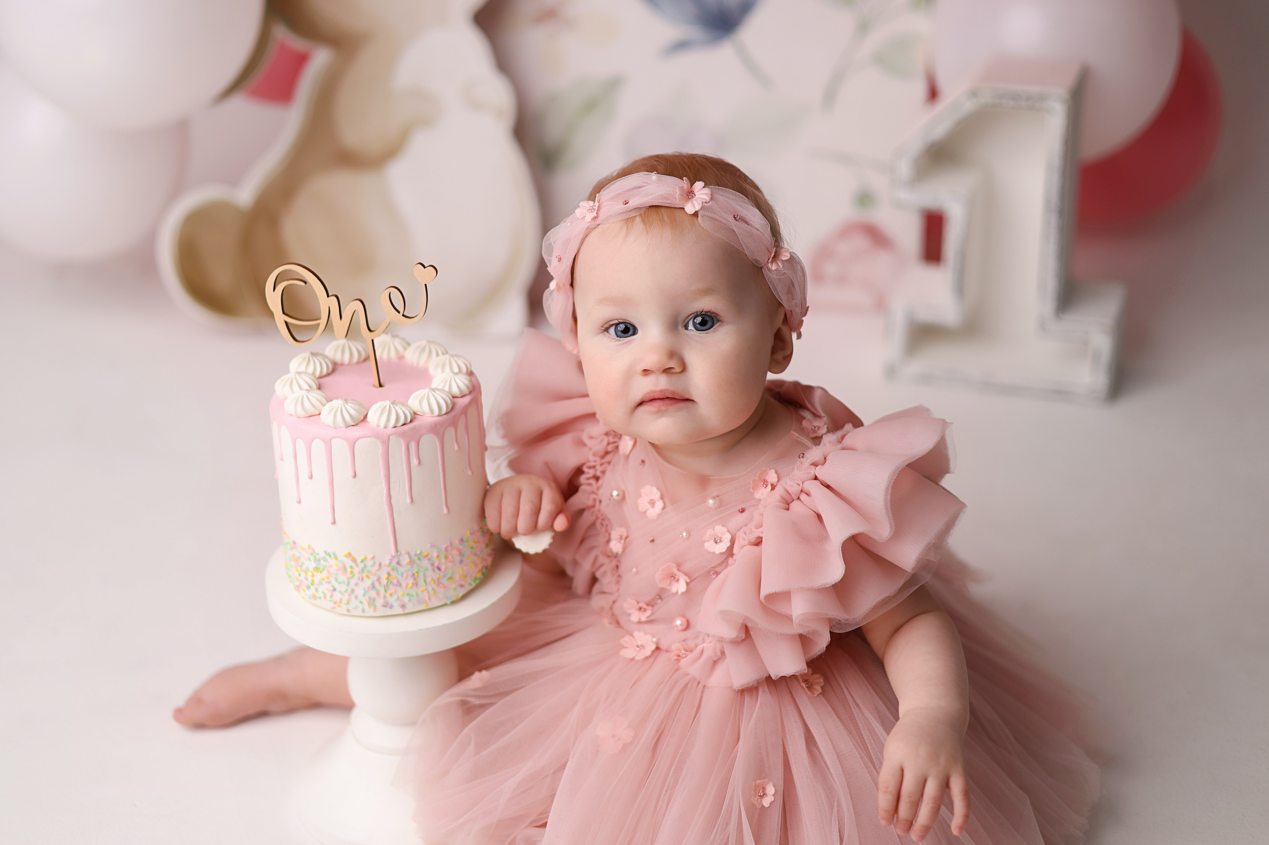 Фотосессия на 1 годик Алины. Фотограф новорожденных Москва. Ньюборн фотограф Москва