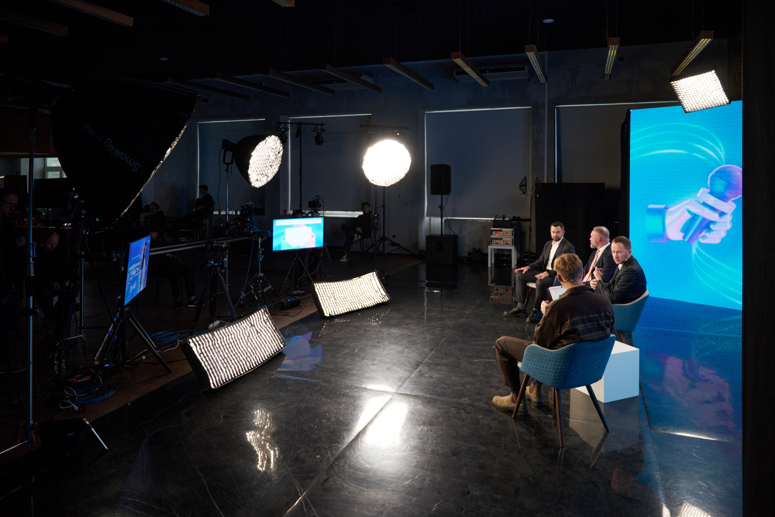 Backstage съёмка трансляции ВТБ Именные гранты 2025