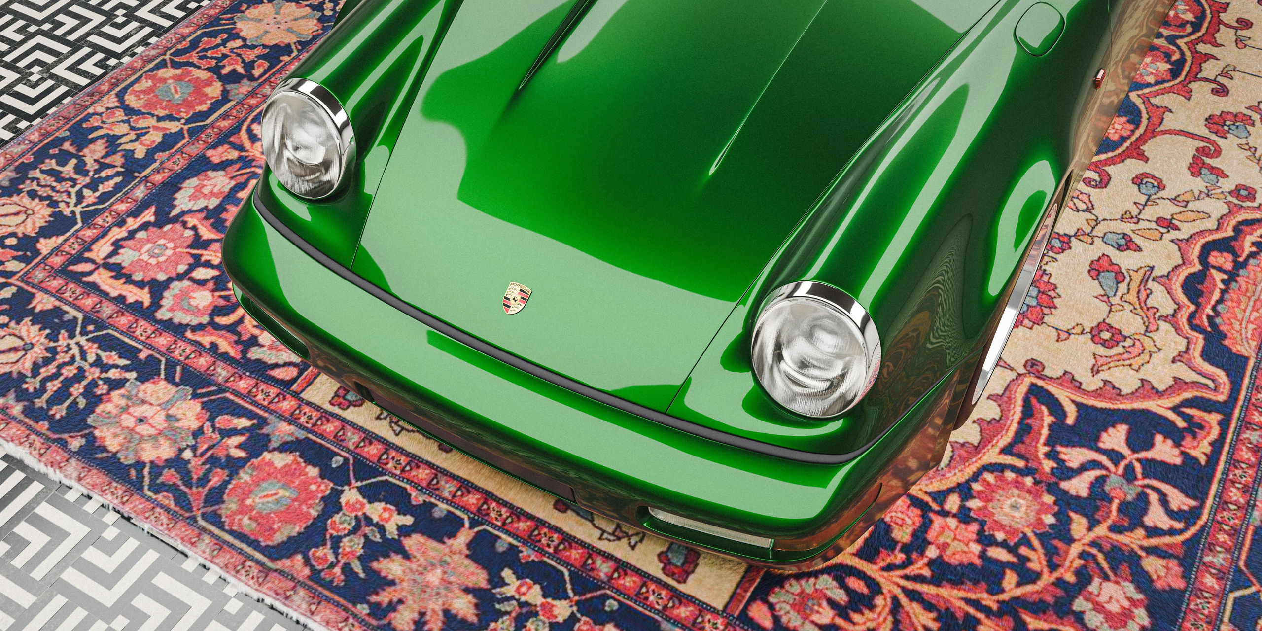 Porsche964. Архитектурная визуализация