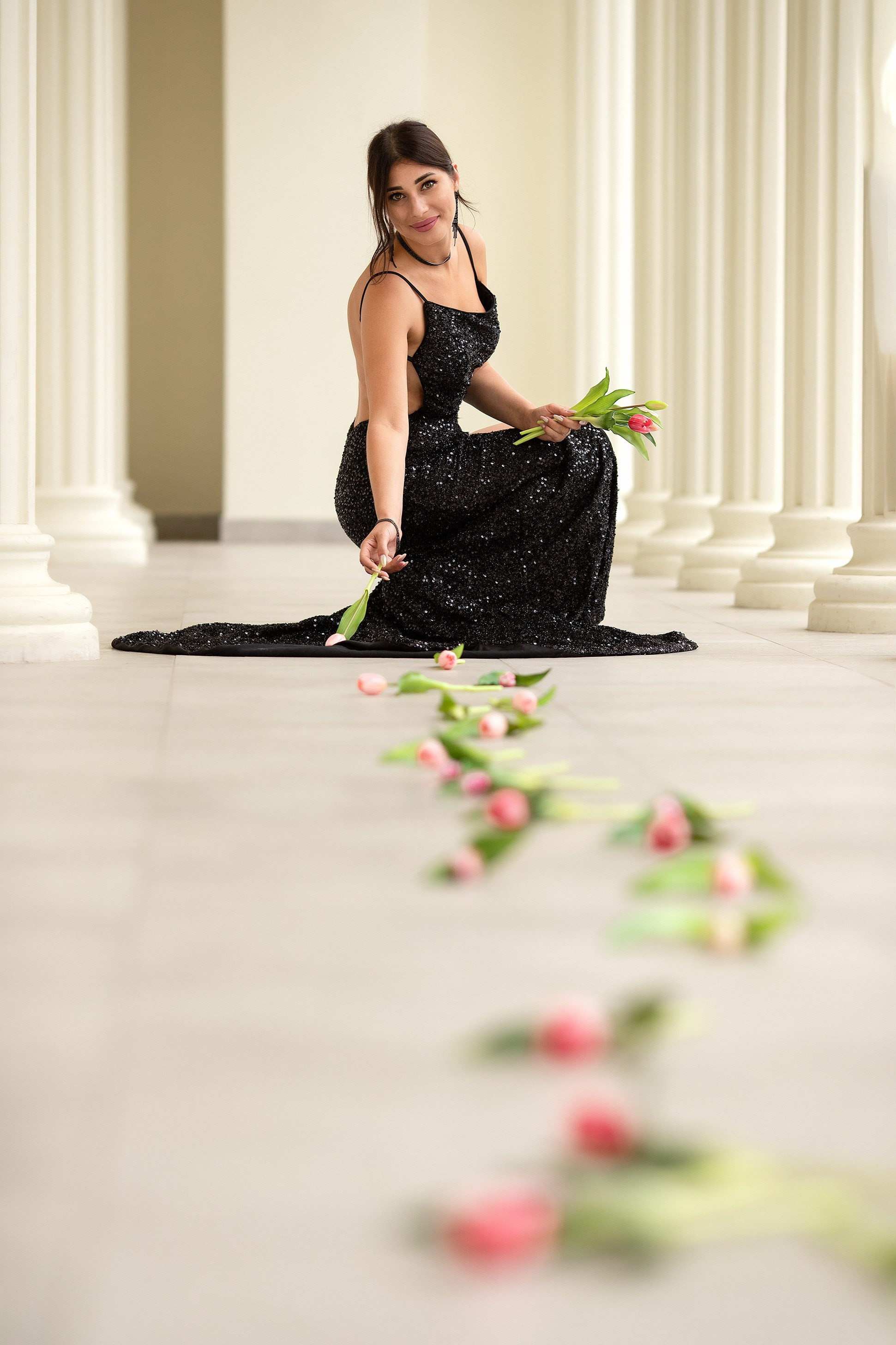 Фотопроект «Шикарный черный». Женский и портретный фотограф Мила Прошина. Краснодаар