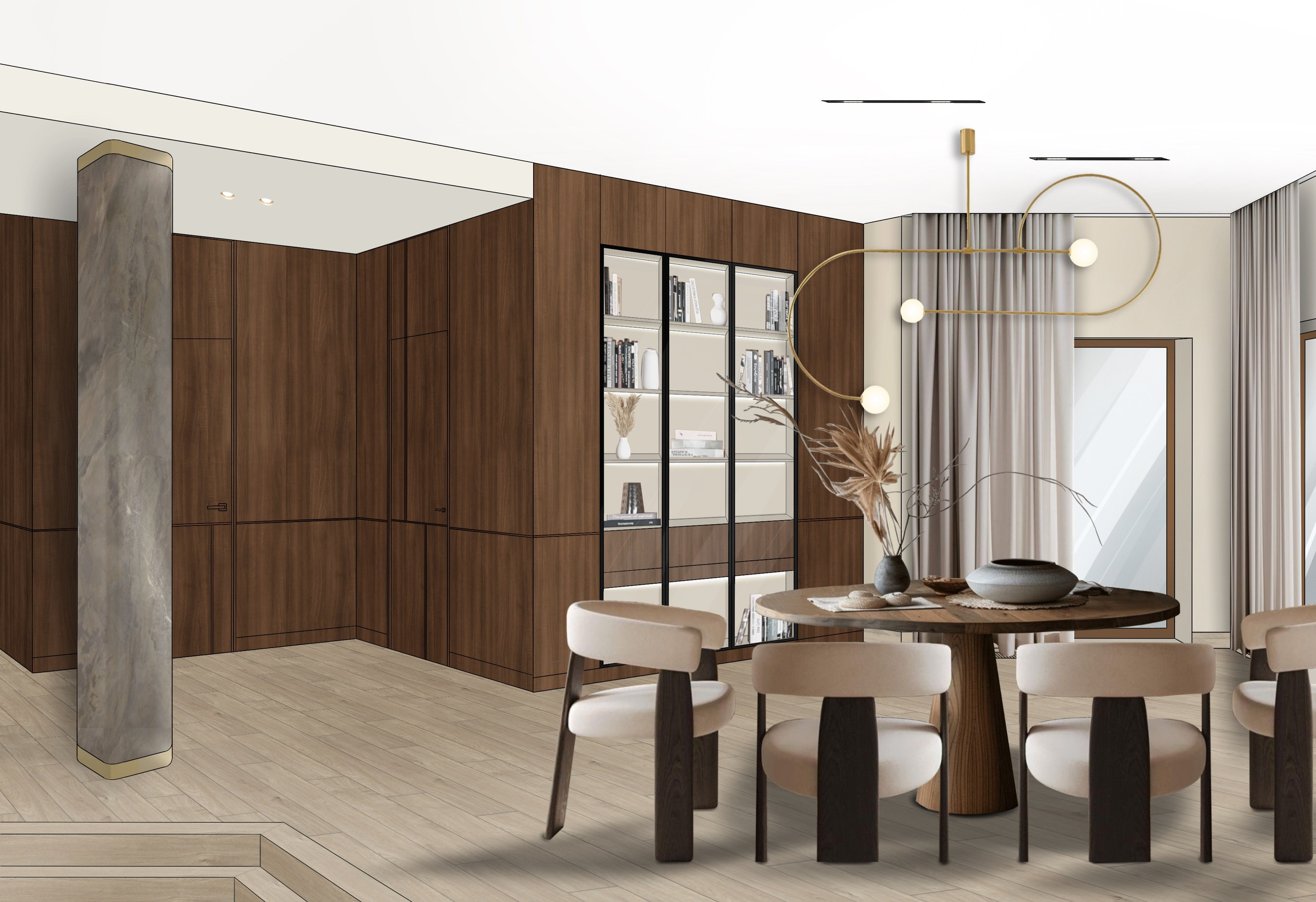 Дом (дизайнеры Ирма Чигарова и Лидия Ефремова). Дизайн интерьеров по всему миру