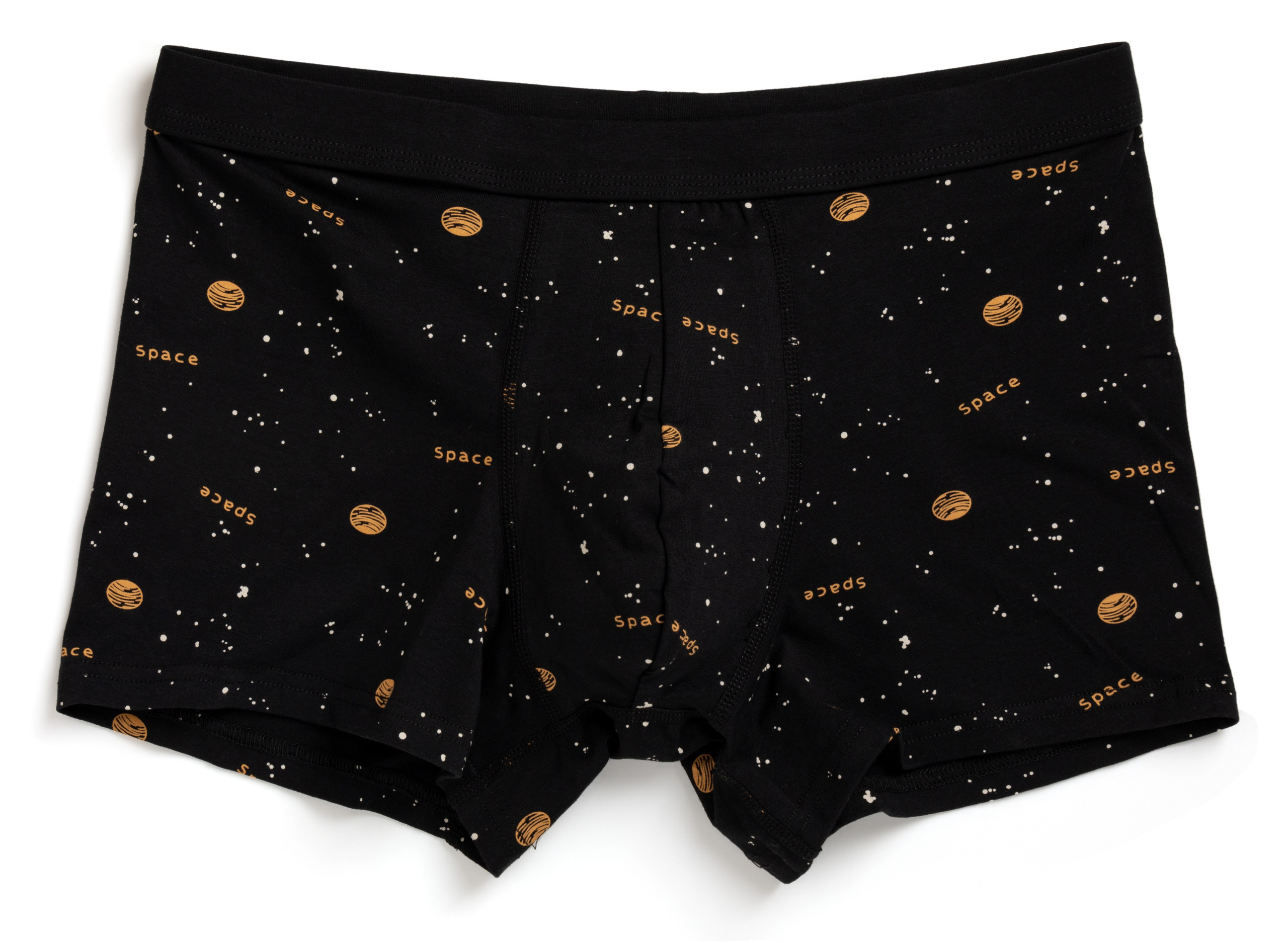 Черные мужские боксеры в развернутом виде | Съемка для интернет-магазина