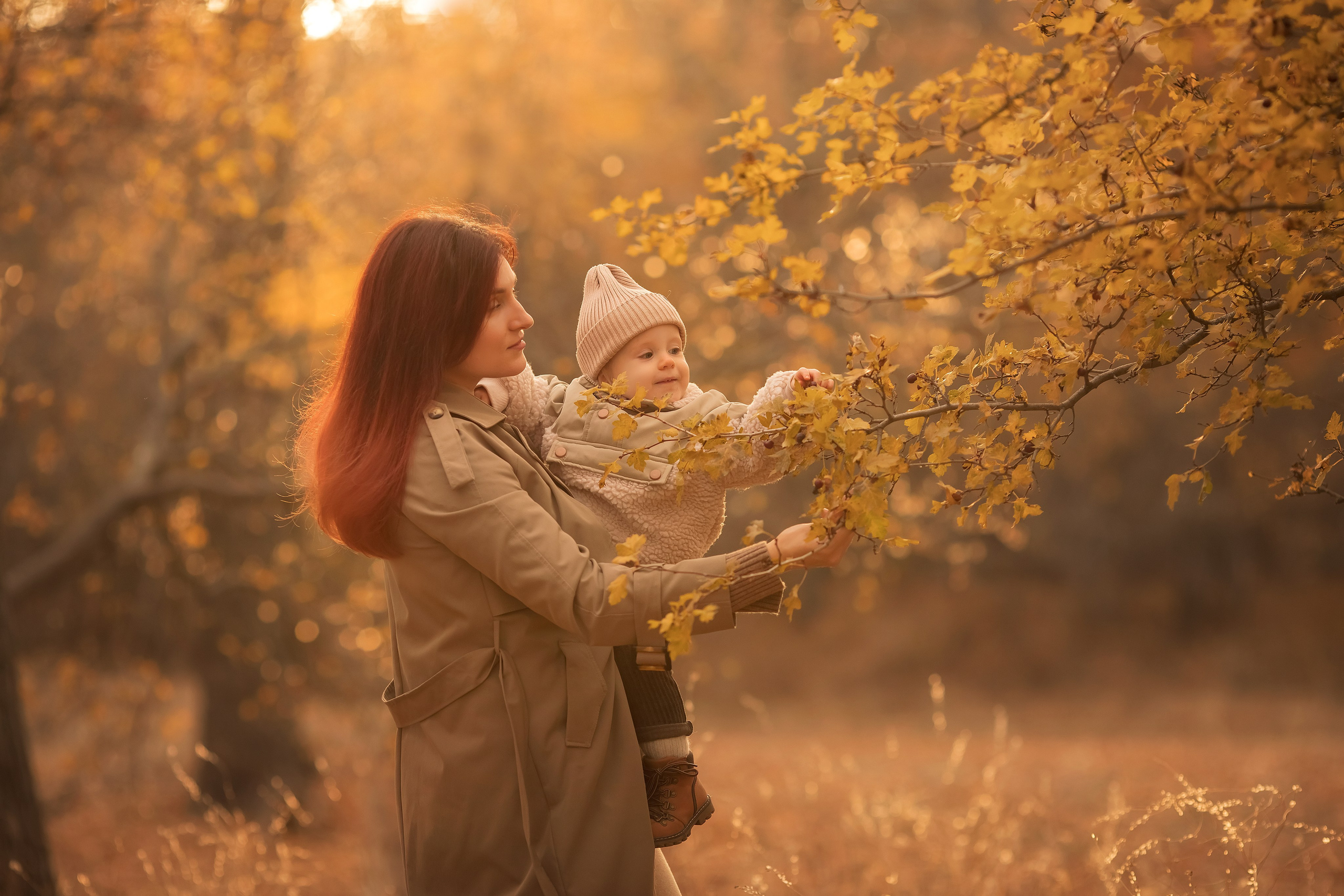 Осень в лесу. Семейный и детский фотограф в Саратове Полина Коткина