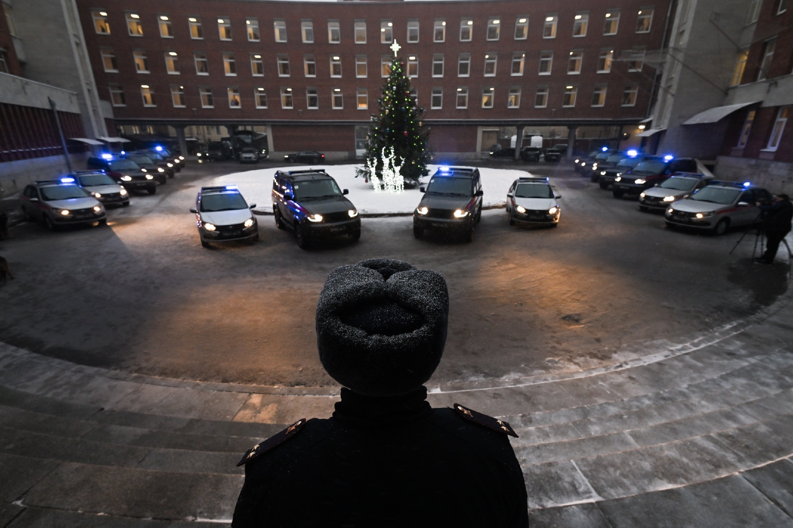 Передача машин Росгвардии, Санкт-Петербург, 23 декабря 2023 года.