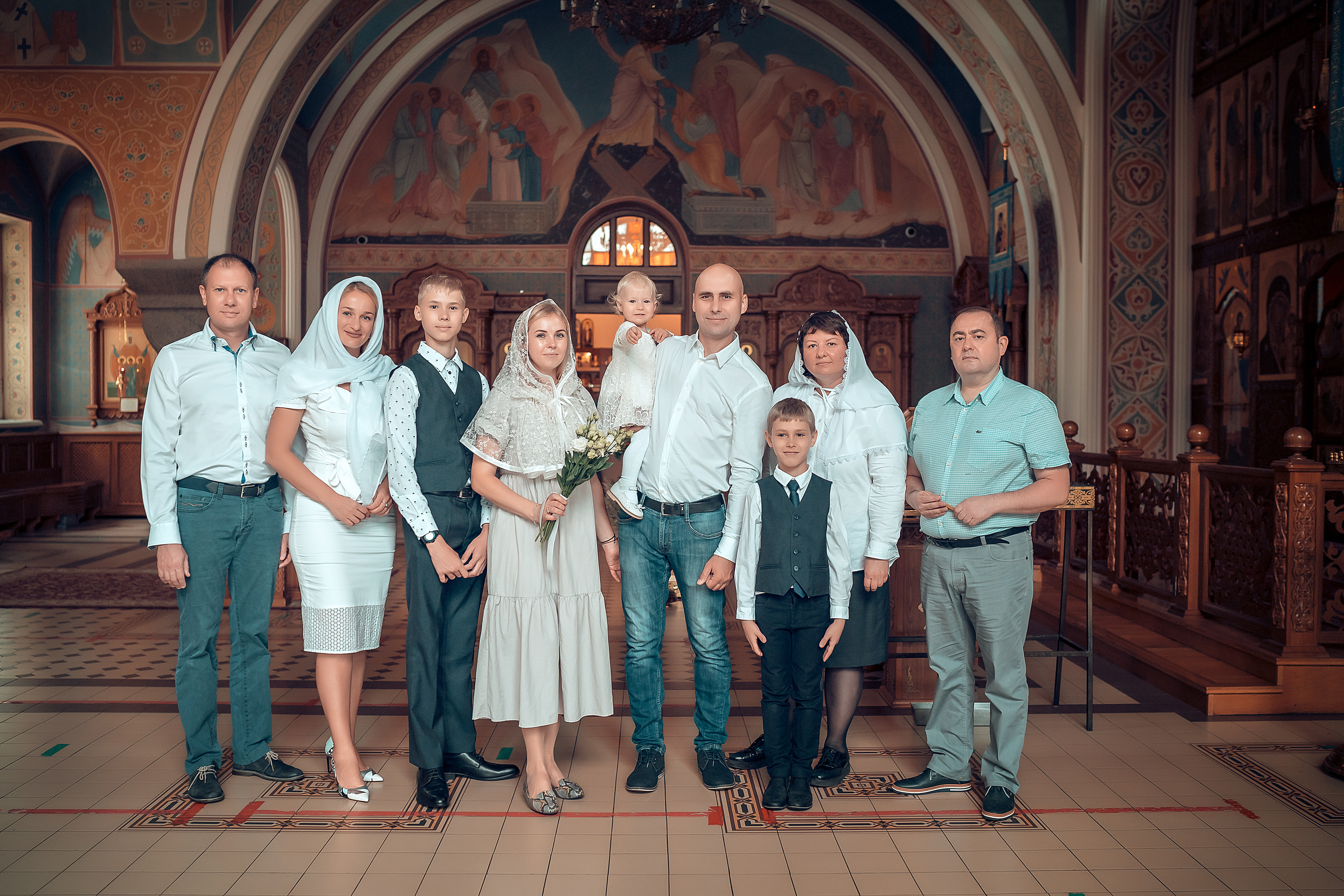 Крещение Валерии, Храм Иоанна Предтечи, Красноярск. Фотограф на Крещение и Венчание в Красноярске Рамазанова Юлия
