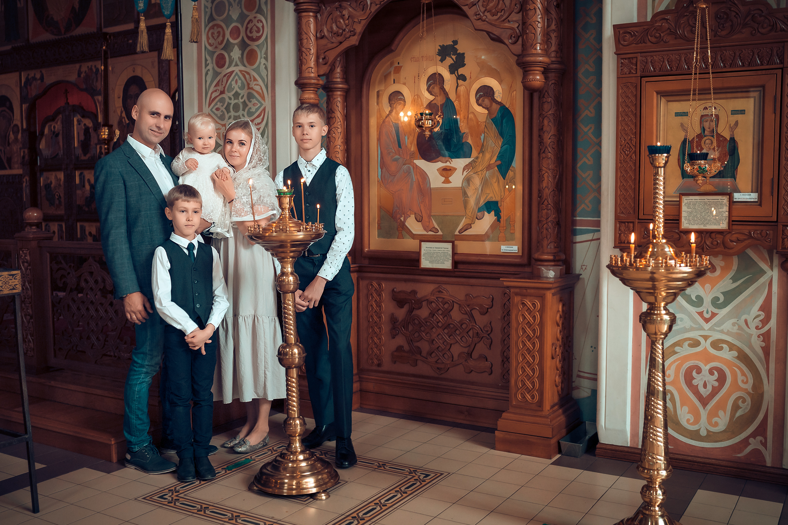 Крещение Валерии, Храм Иоанна Предтечи, Красноярск. Фотограф на Крещение и Венчание в Красноярске Рамазанова Юлия