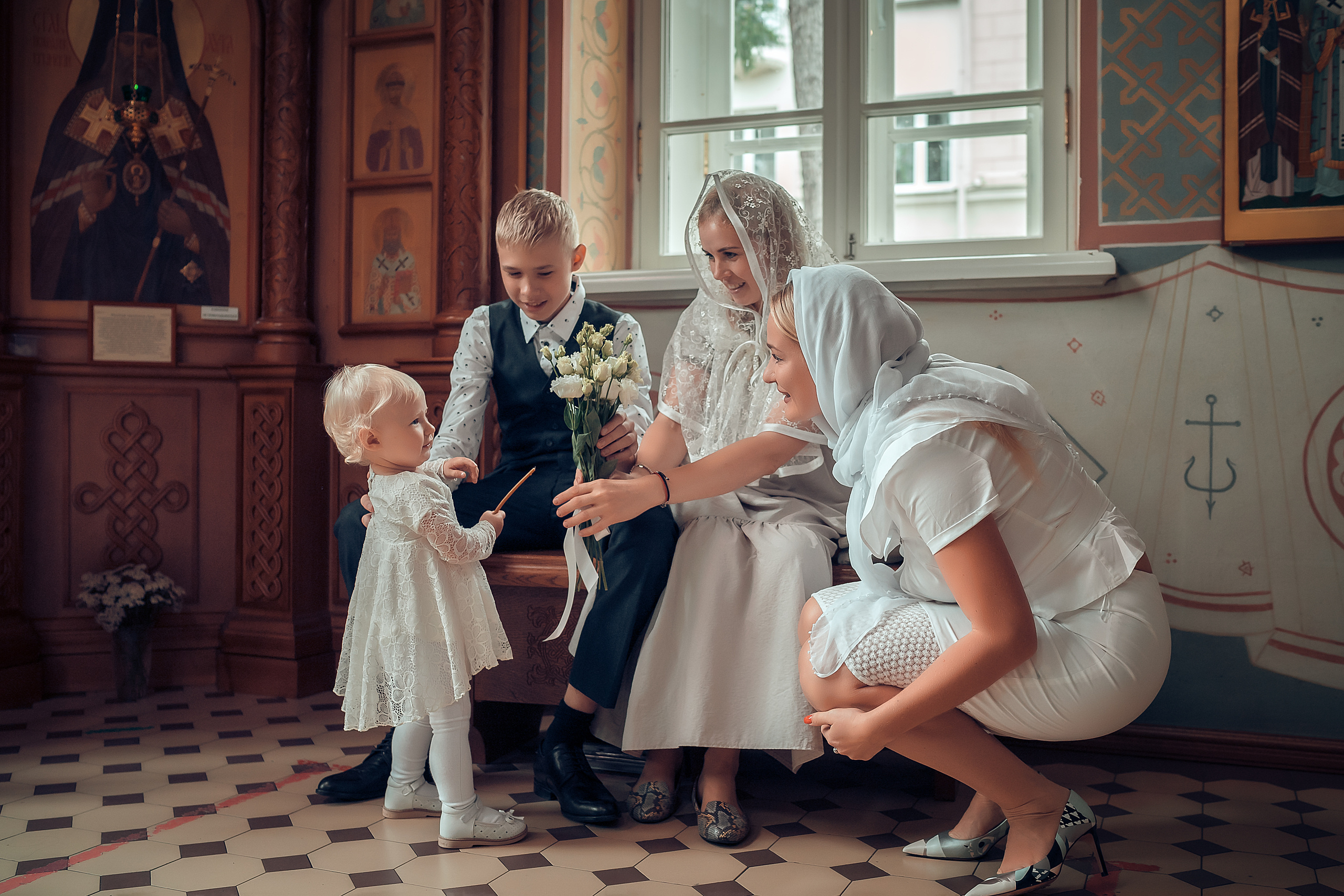 Крещение Валерии, Храм Иоанна Предтечи, Красноярск. Фотограф на Крещение и Венчание в Красноярске Рамазанова Юлия
