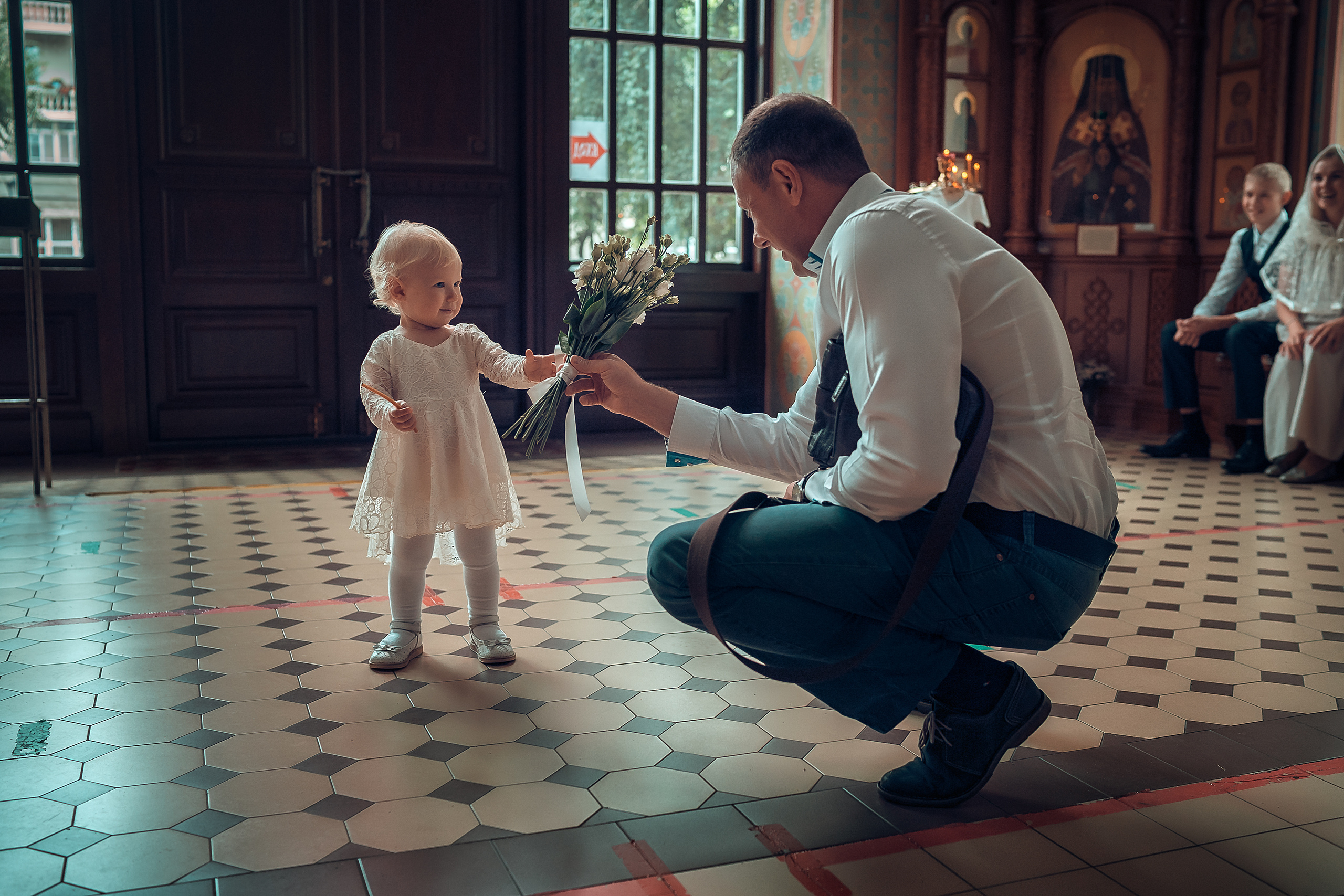 Крещение Валерии, Храм Иоанна Предтечи, Красноярск. Фотограф на Крещение и Венчание в Красноярске Рамазанова Юлия