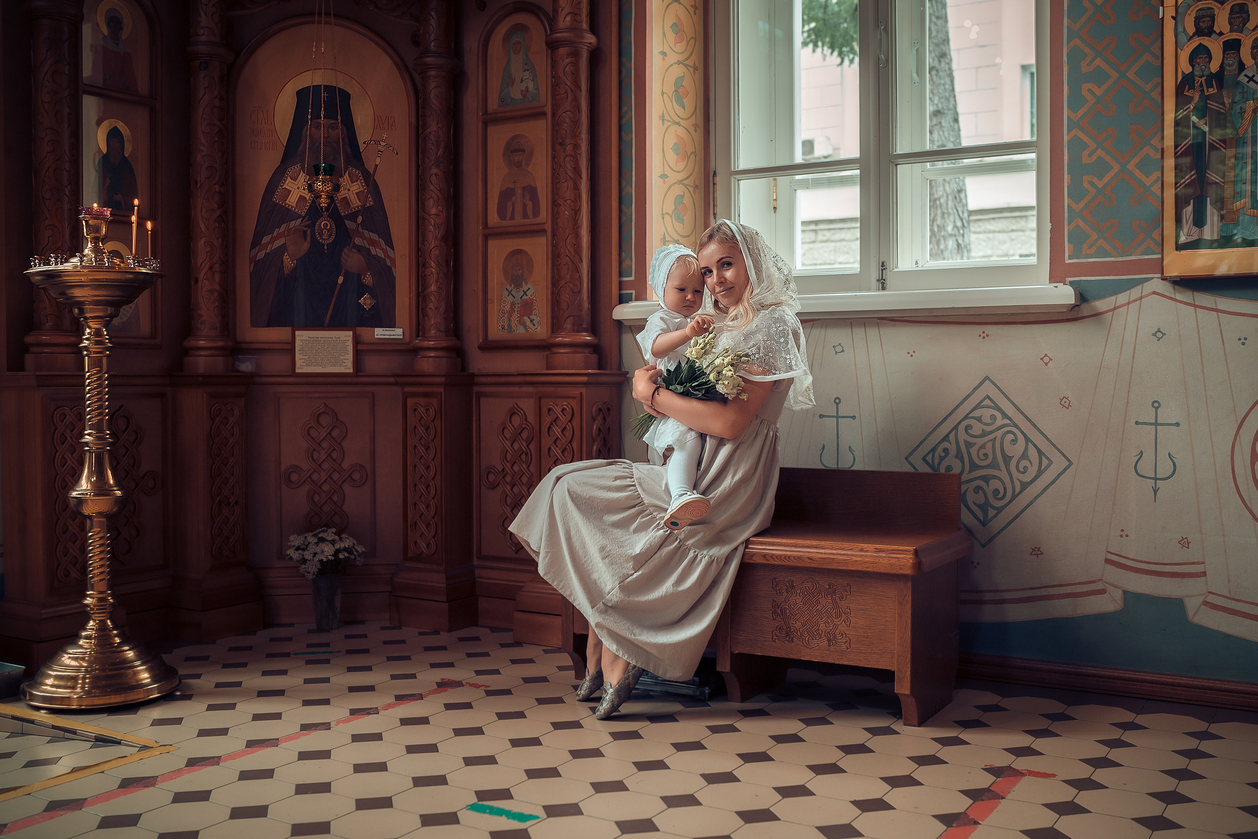 Крещение Валерии, Храм Иоанна Предтечи, Красноярск. Фотограф на Крещение и Венчание в Красноярске Рамазанова Юлия