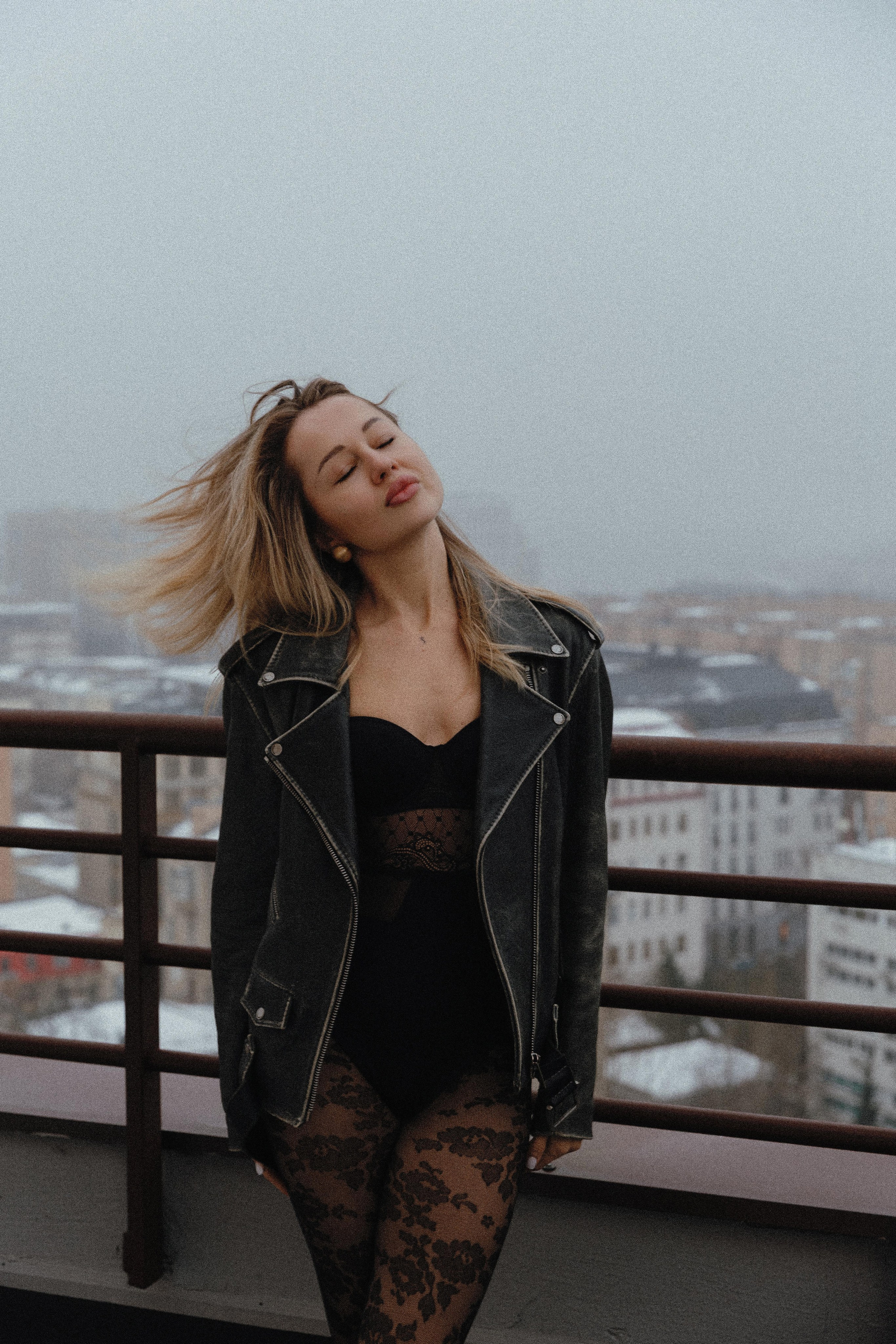 Фотосессия на крыше в фотостудии R414. Фотограф Александра Сыщенко