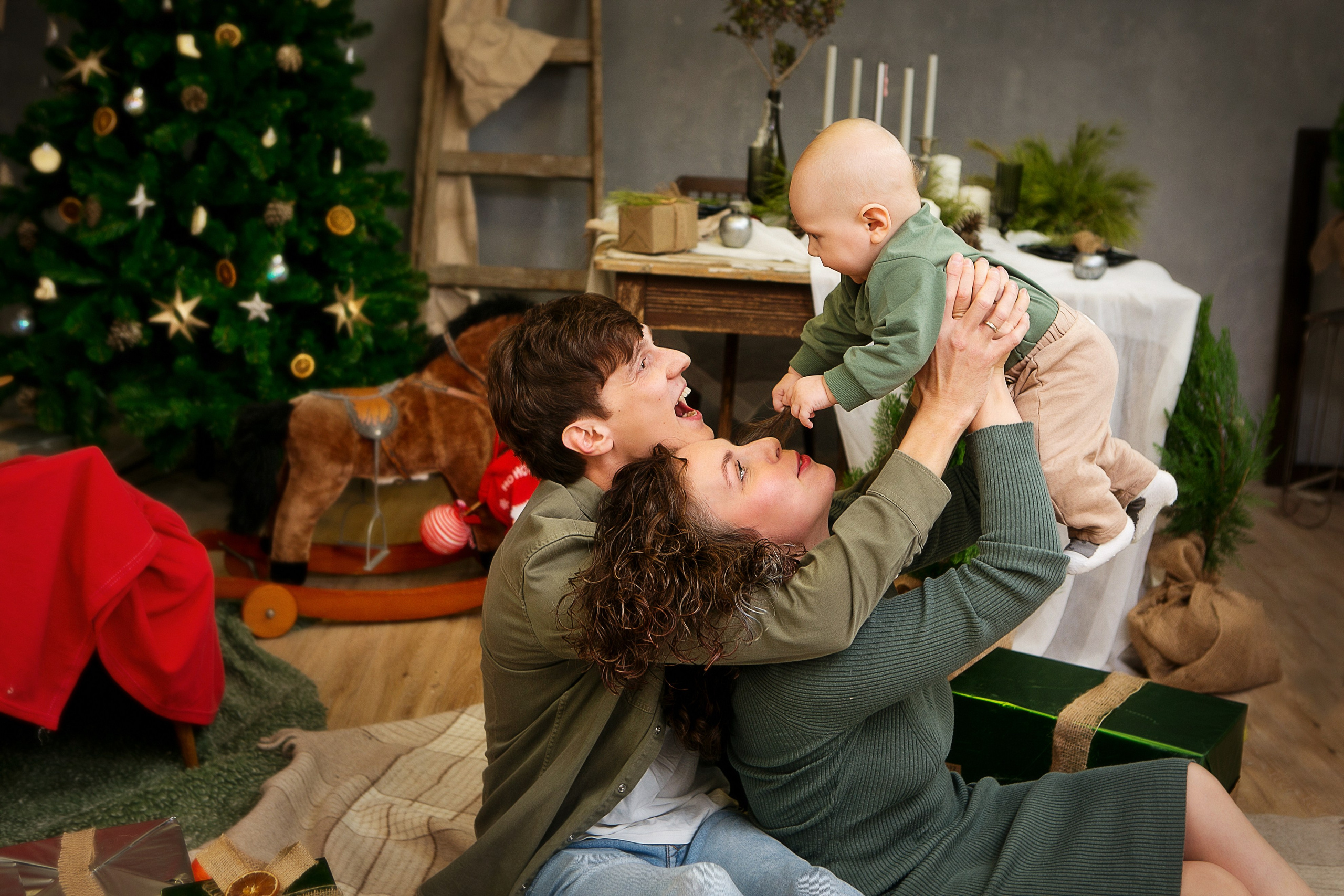 Новогодние съемки. Семейный, детский, newborn фотограф Москва,Московская обл Алла Риэр