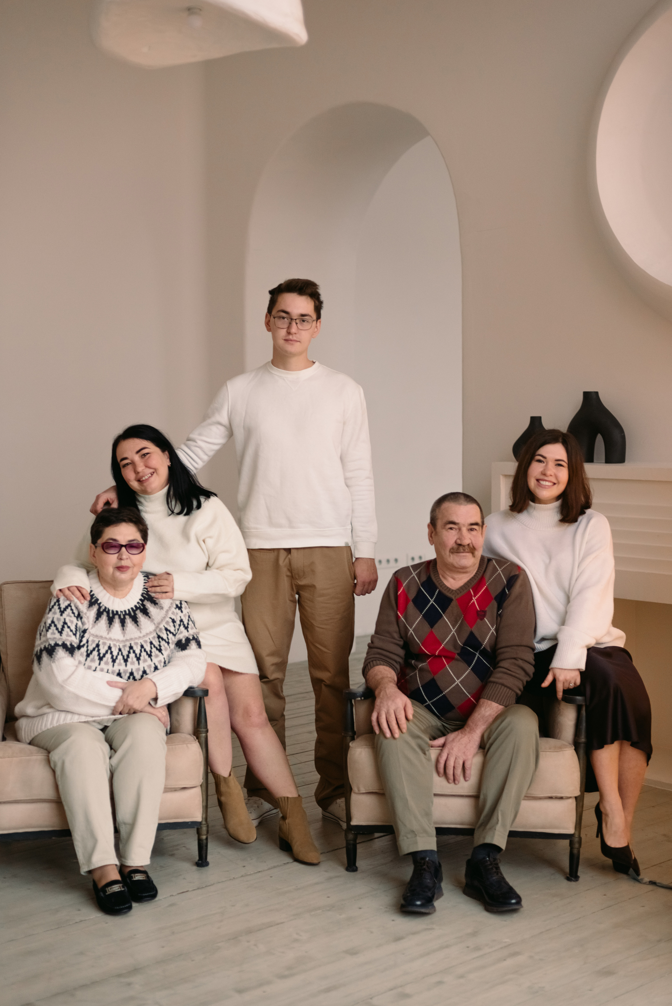 Фотосессия большой семьи. Фотограф Юлия Кондратьева