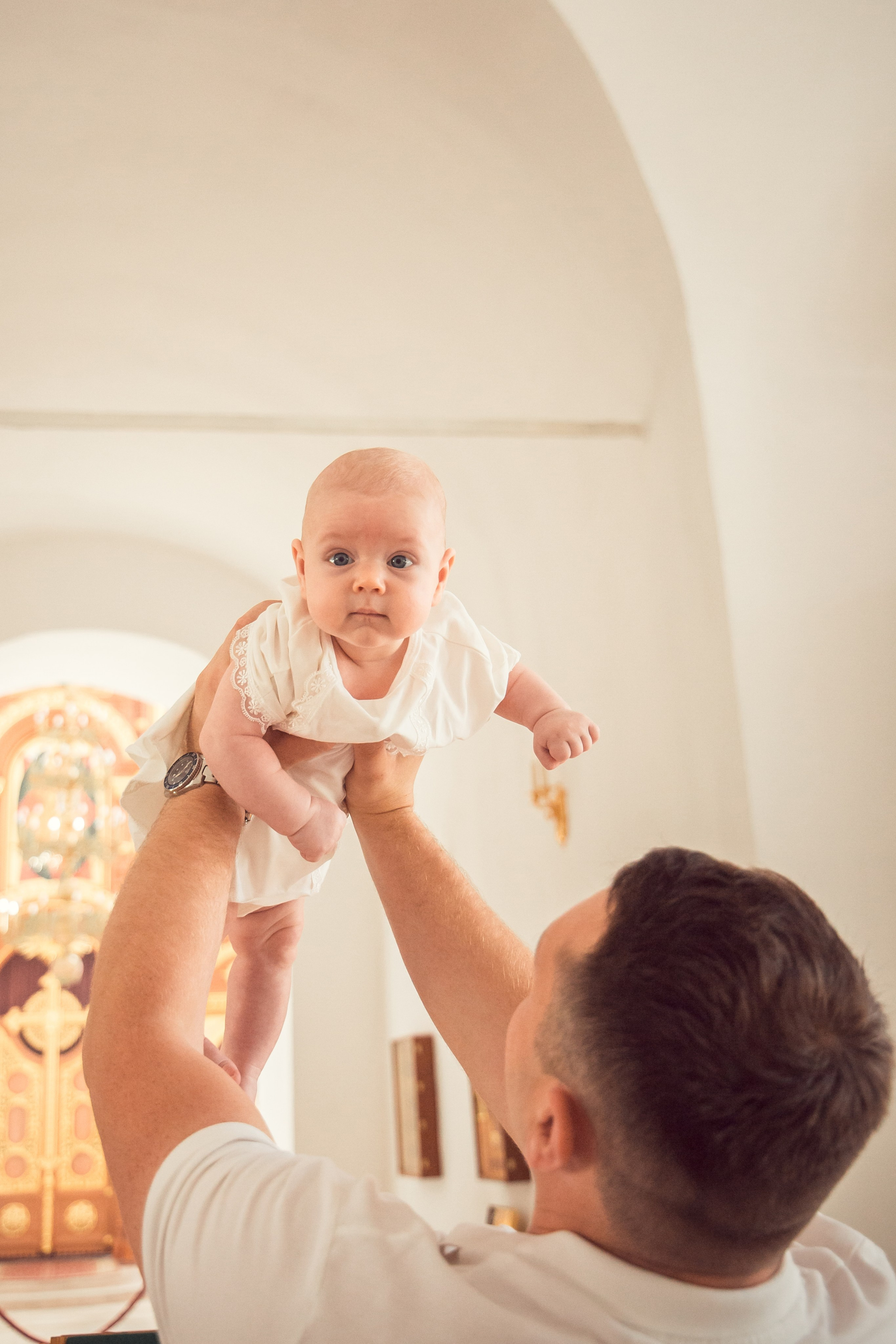 Крещение Ильи в Храме Святых Бессребреников и чудотворцев Космы и Дамиана в Калуге