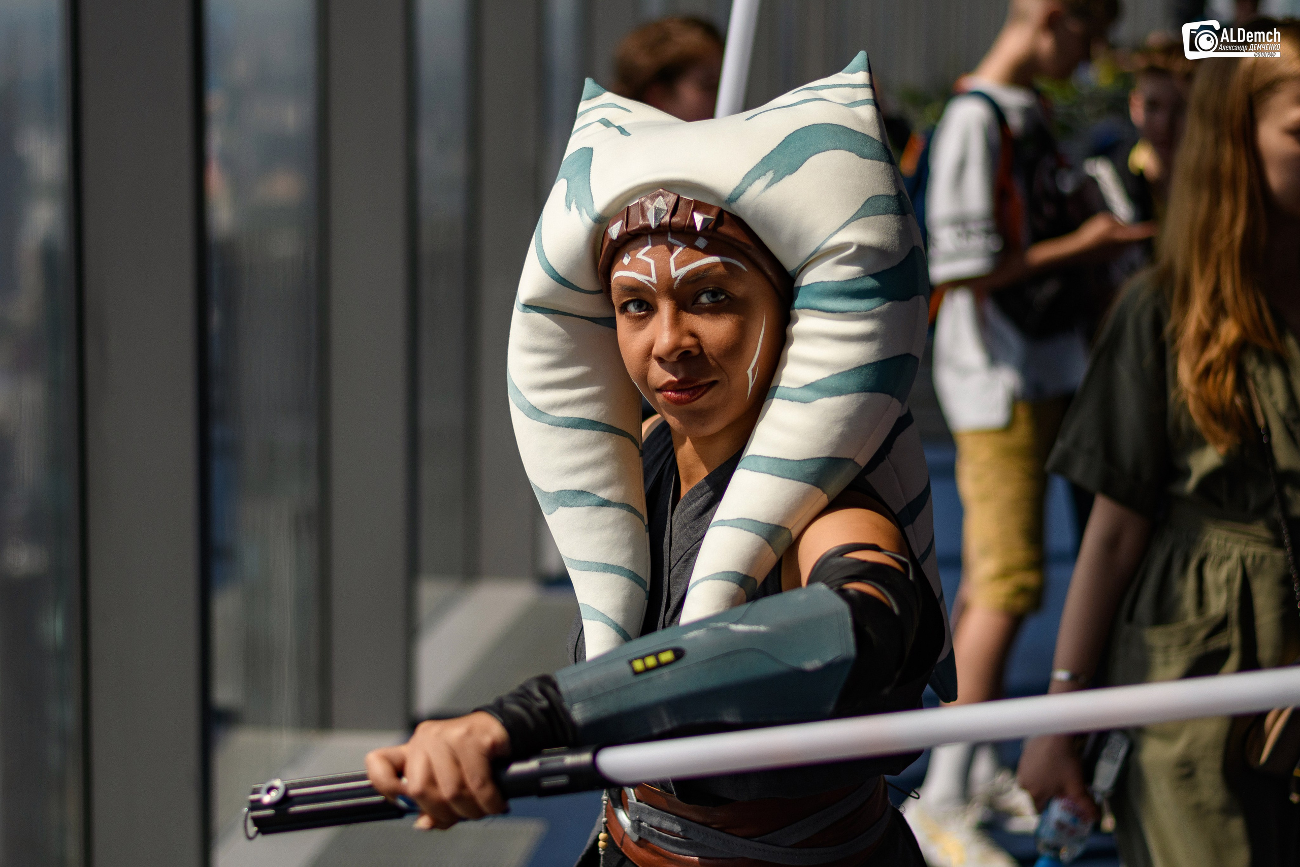 Асока Тано и Падме Амидала косплей фотосессия от фотографа в Москве. Персонажи из Звёздных войны (Star wars)