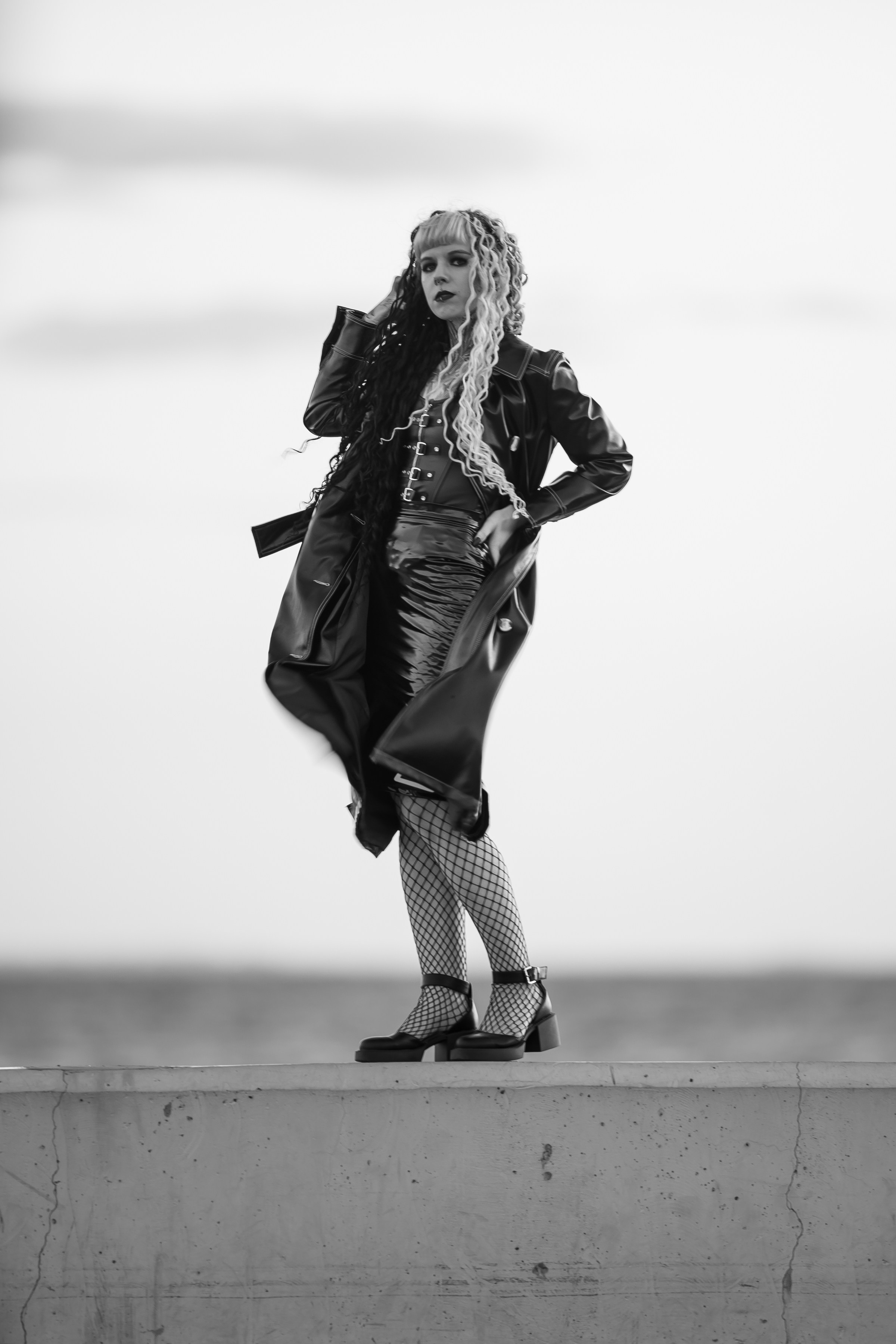 Оля. Паркинг. Портретный фотограф в Санкт-Петербурге Александр Быстрицкий