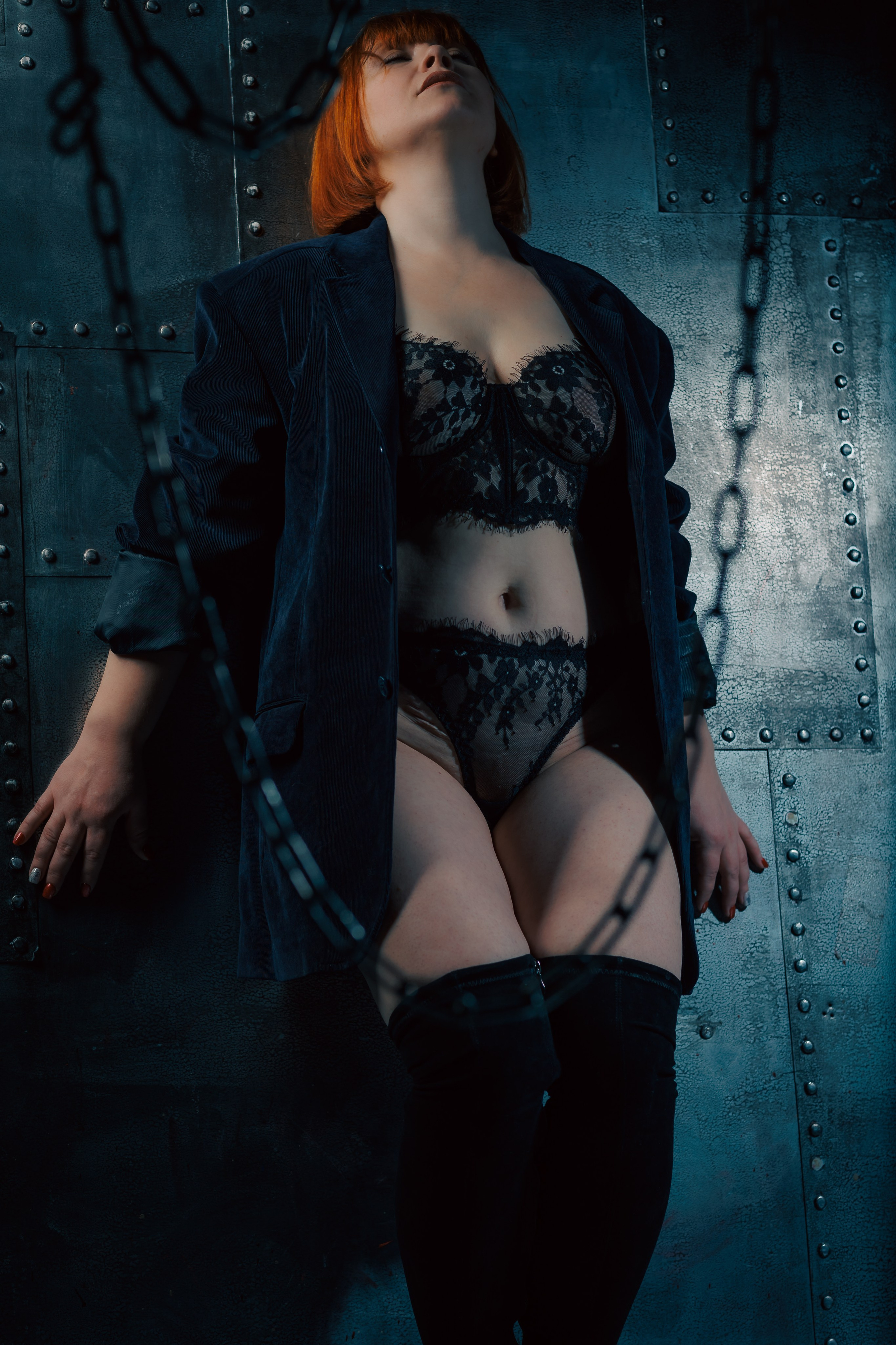 женская эротика, красивая эротика, плюс сайз, plus size, +size, пиджак и белье
