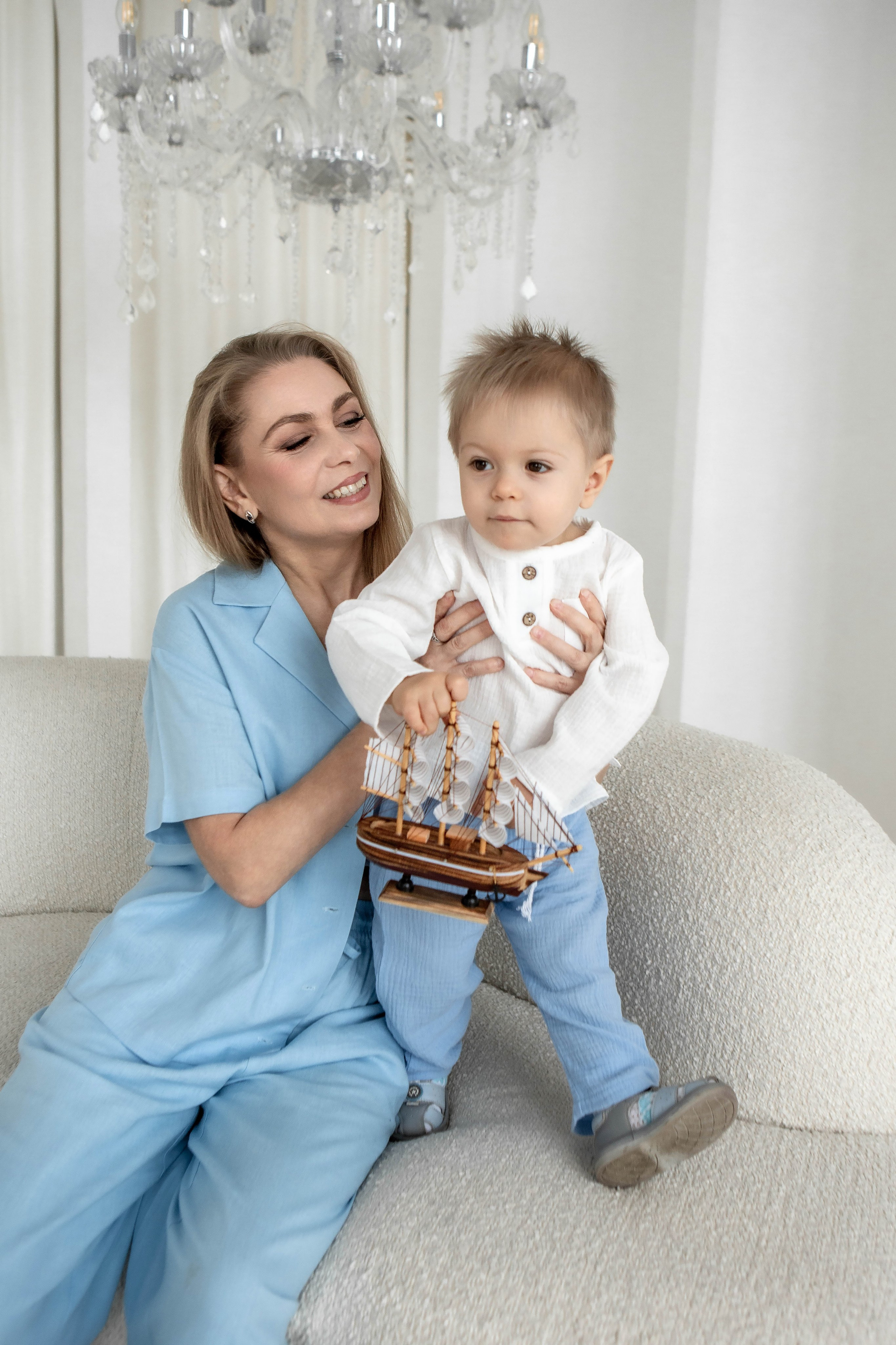 Мама и сын. Фотограф Екатерина Голицына