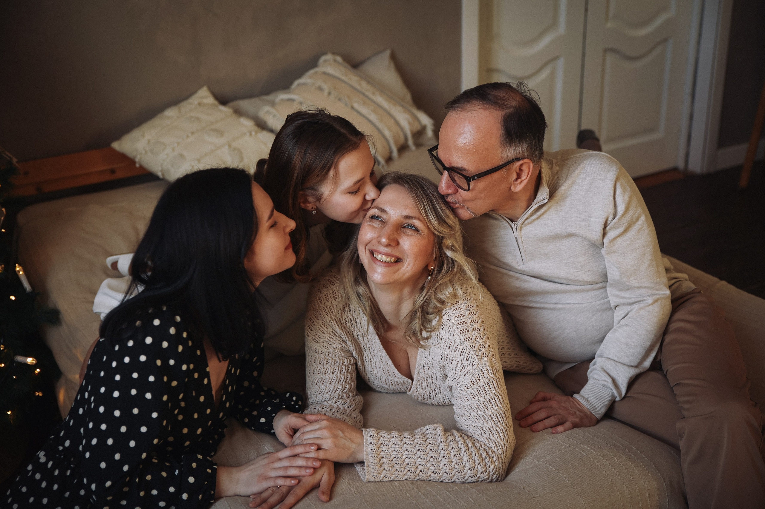 Семейная фотосессия Большая семья Фотосессия с родителями. Фотограф Владимир Москва