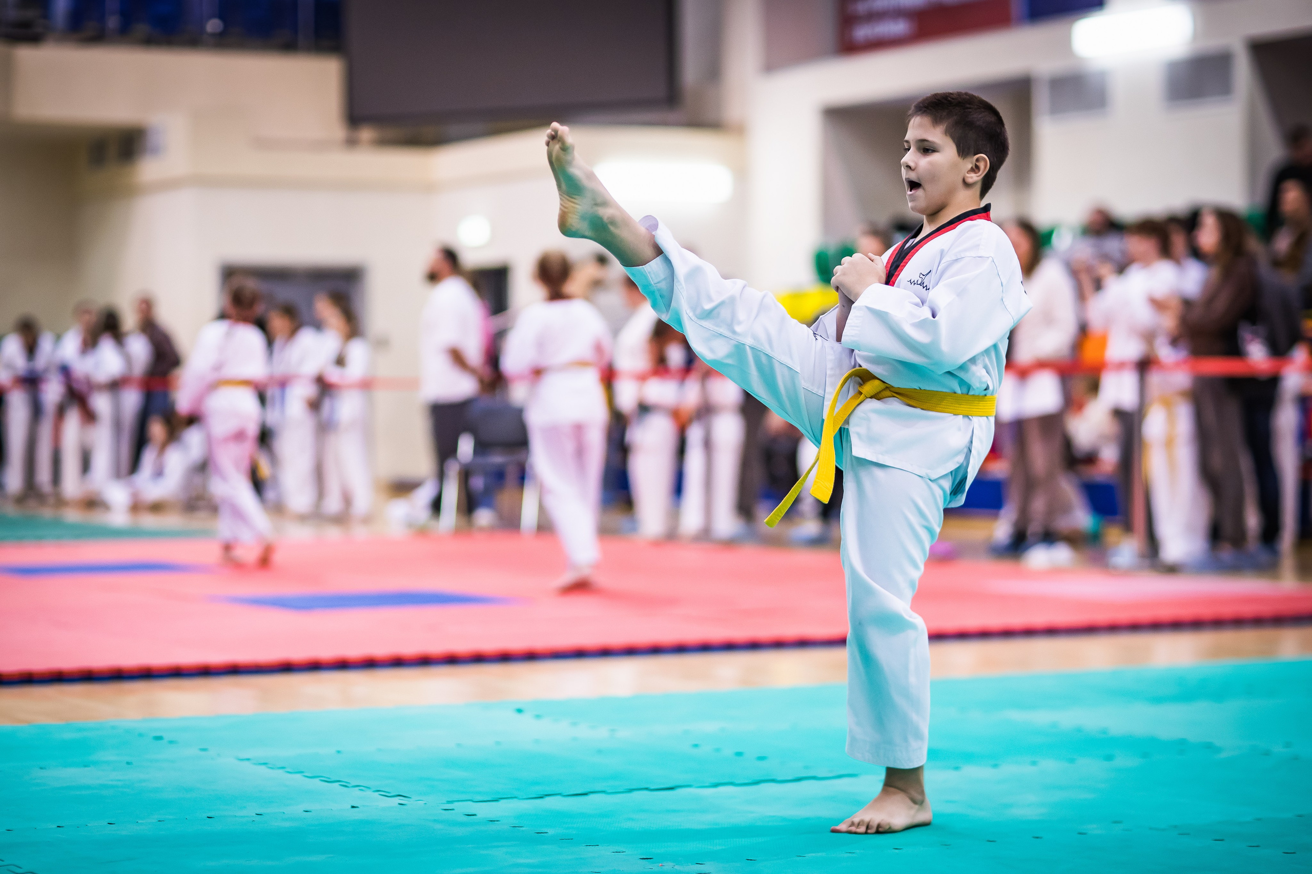 Турнир Федерации детского тхэквондо России по дисциплине ПХУМСЭ. Спортивный фотограф Максим Серегин