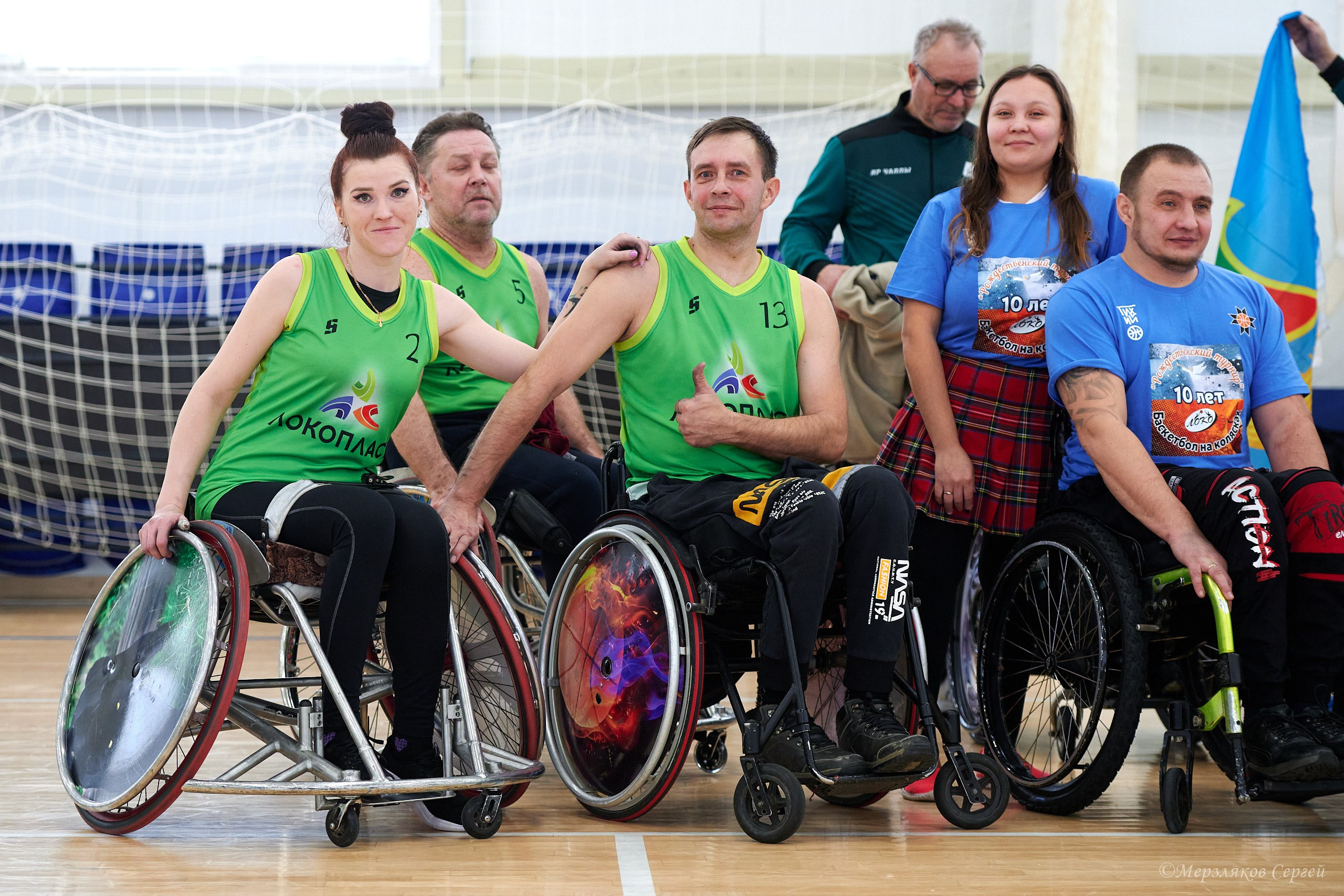 X традиционный Рождественский турнир по баскетболу на колясках. Ижевск. Спортивный репортажный фотограф в Ижевске Сергей Мерзляков