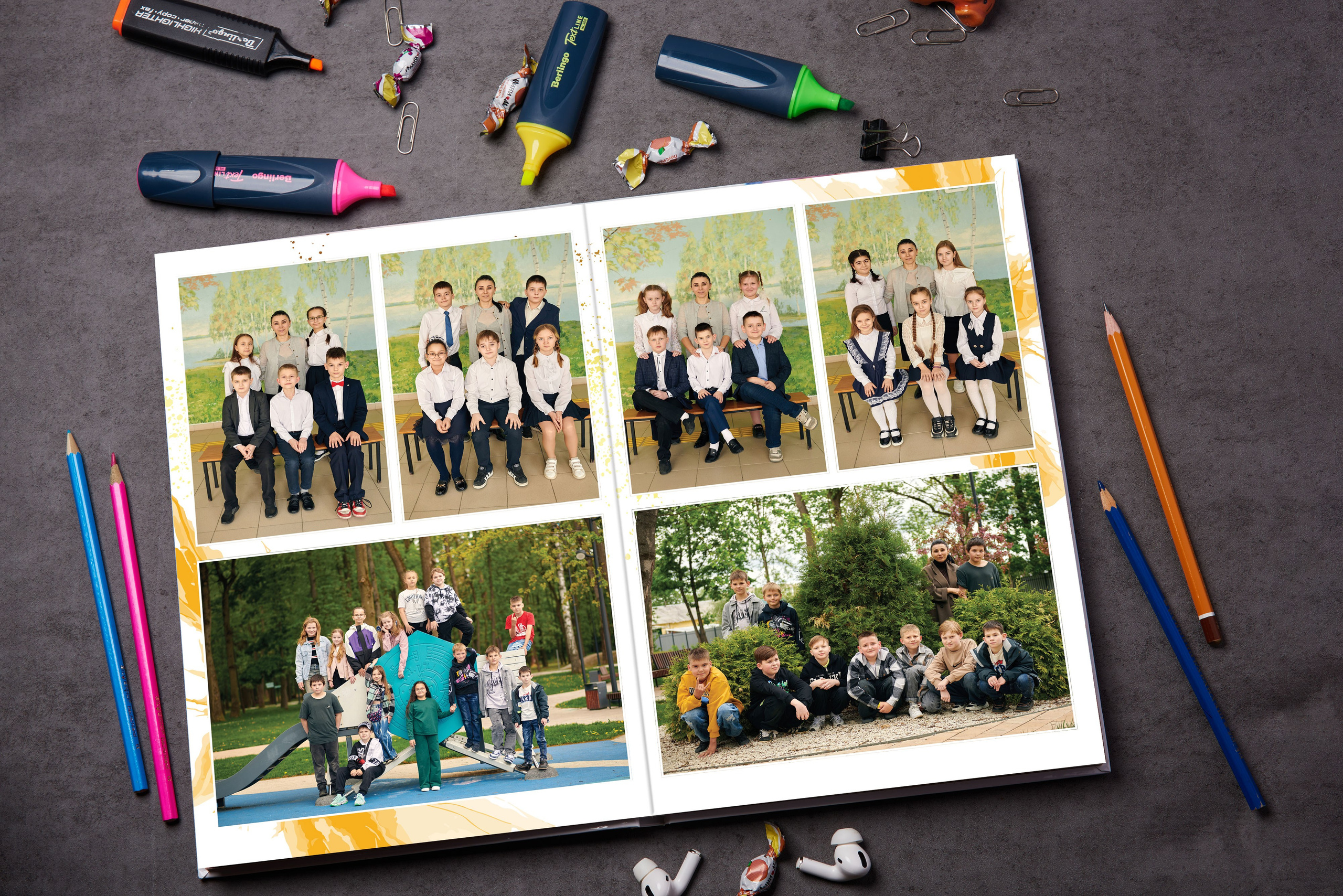 1. Школьный фотограф в Туле Владимир Греков. Выпускные альбомы